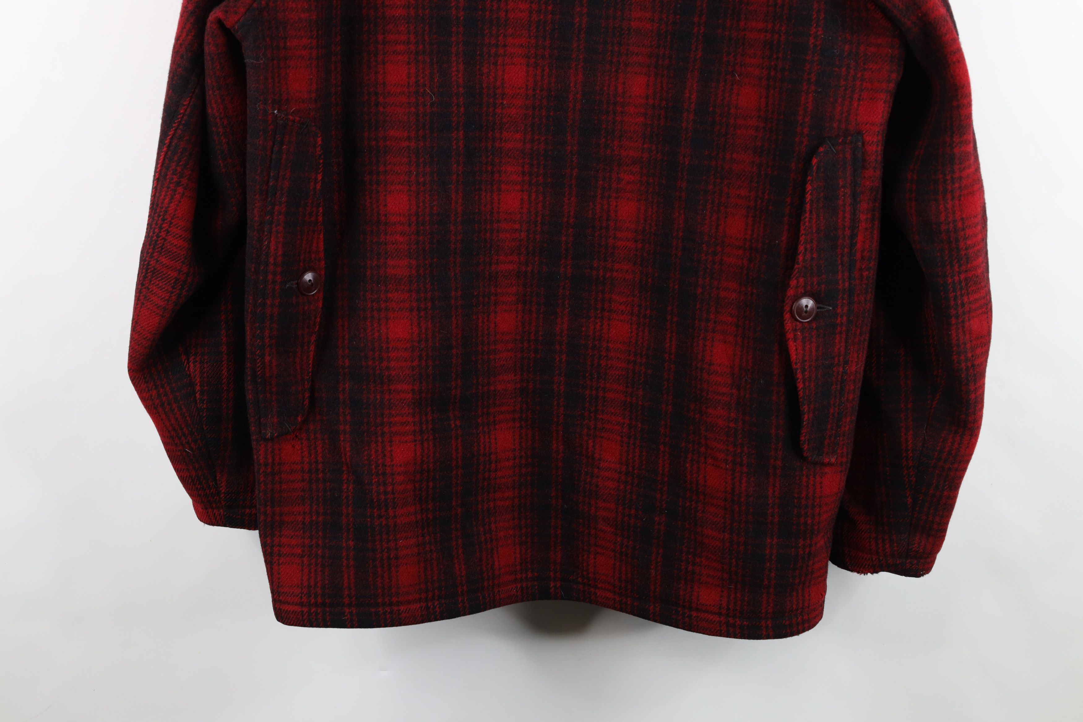 Woolrich Woolen Mills Vintage 50s Woolrich Heavyweight Wool Mackinaw Jacket USA Size US XXL / EU 58 / 5 - 18 Thumbnail