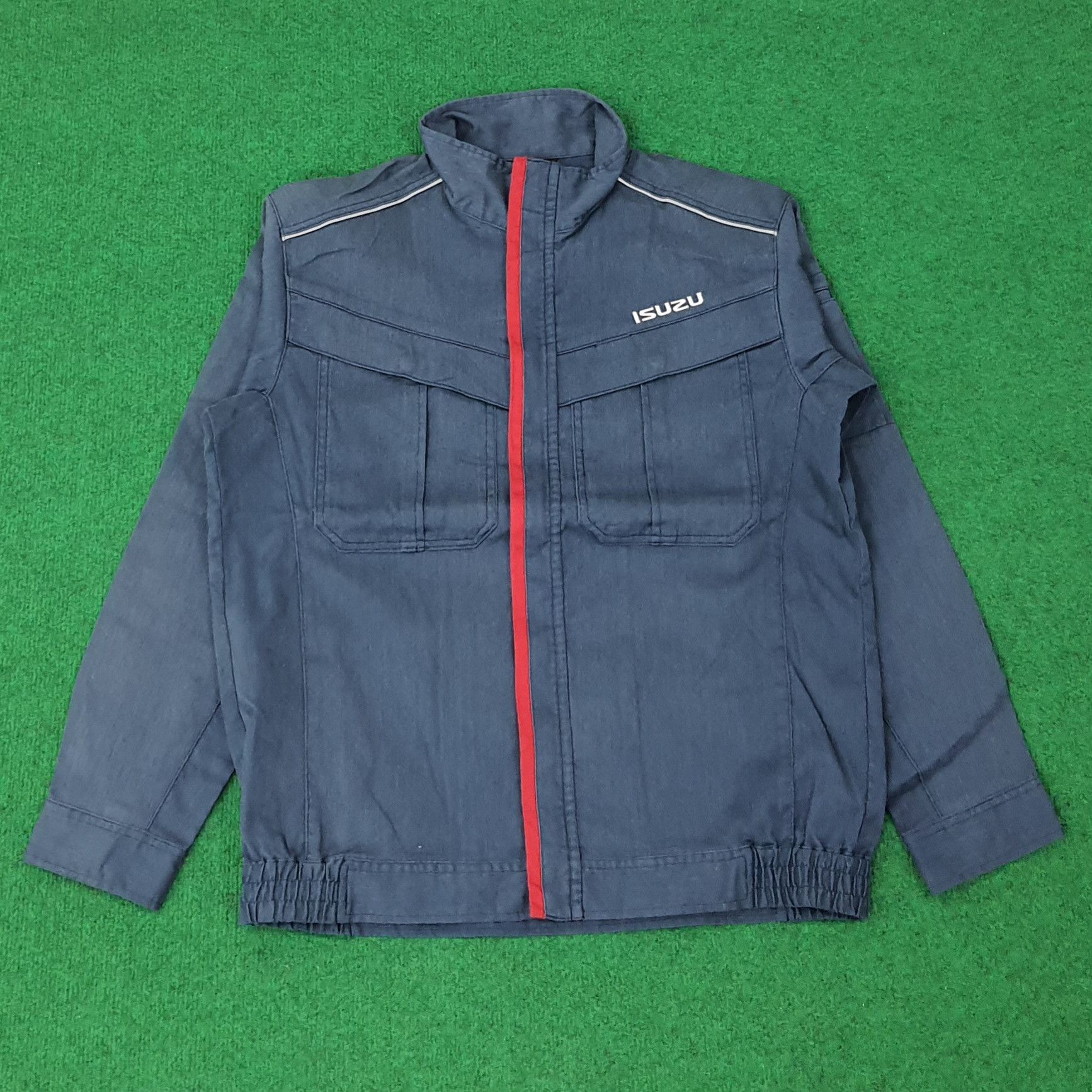 Vintage Isuzu Japan Motorsports Workwear Jacket C224N7