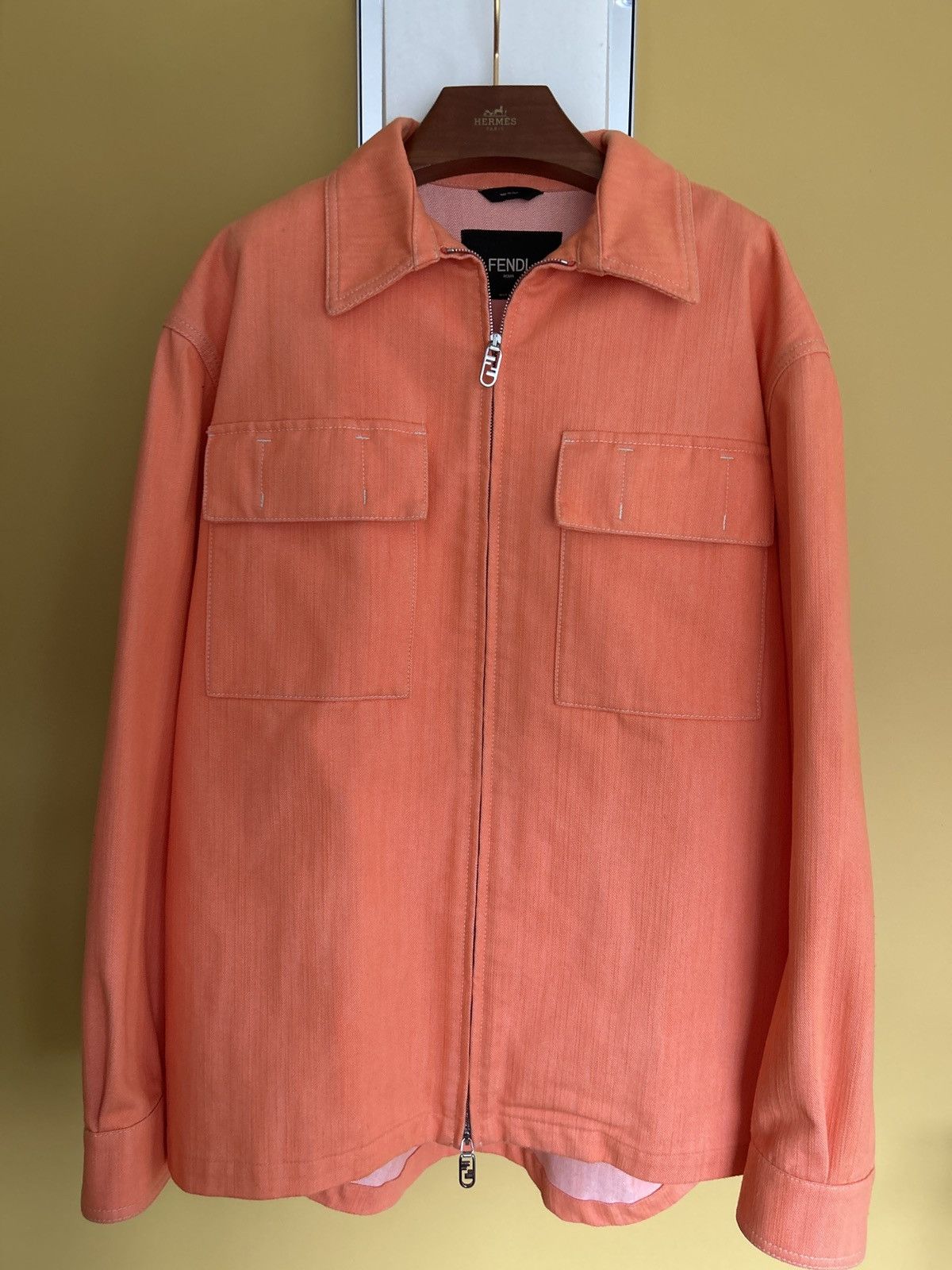 Fendi Original Fendi Roma Denim Jacket Size US M / EU 48-50 / 2 - 1 Thumbnail
