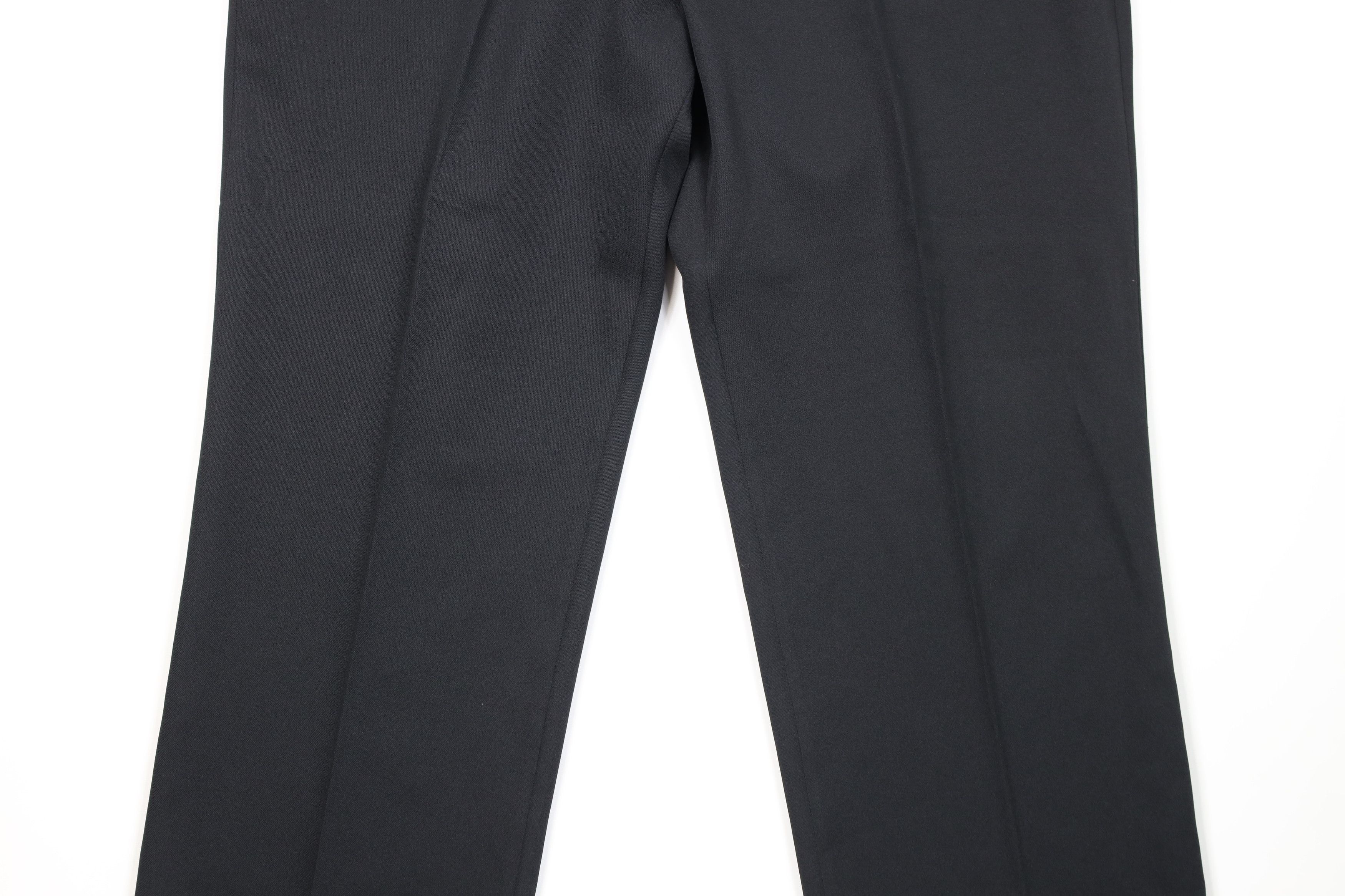 Levi's Vintage Y2K 2001 Levis Flared Wide Leg Chino Pants Black Size US 42 / EU 58 - 3 Thumbnail