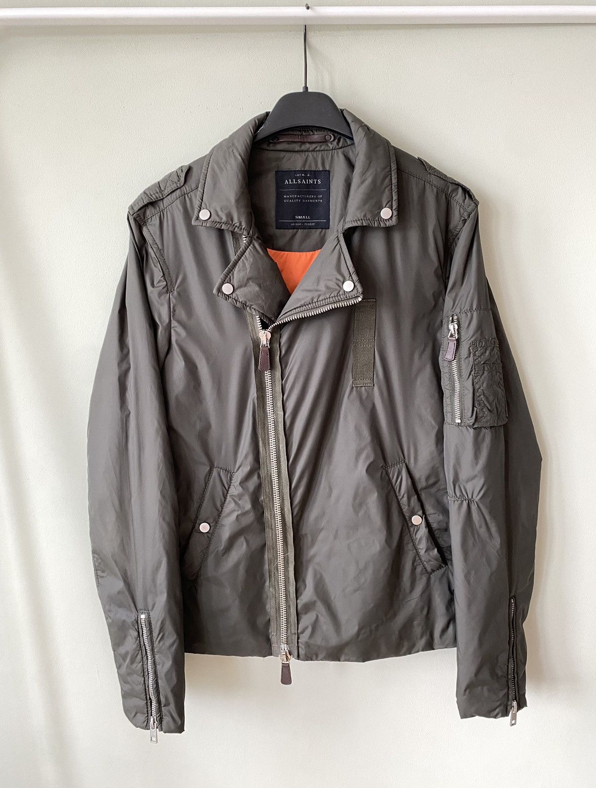 Allsaints Allsaints Lynx Biker Nylon Jacket Size US S / EU 44-46 / 1 - 1 Thumbnail