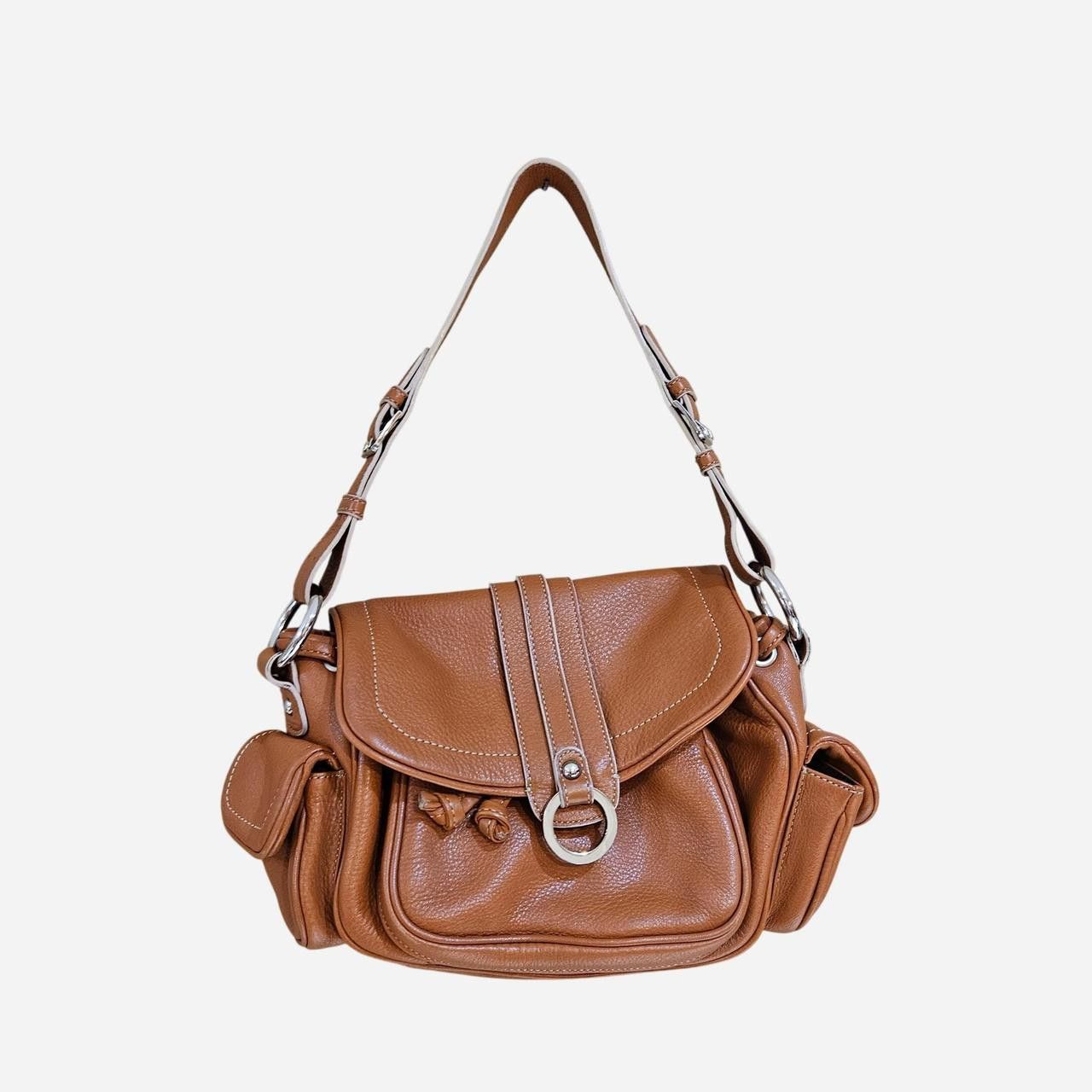 Vintage vintage boho western tan leather shoulder bag Size ONE SIZE - 1 Thumbnail