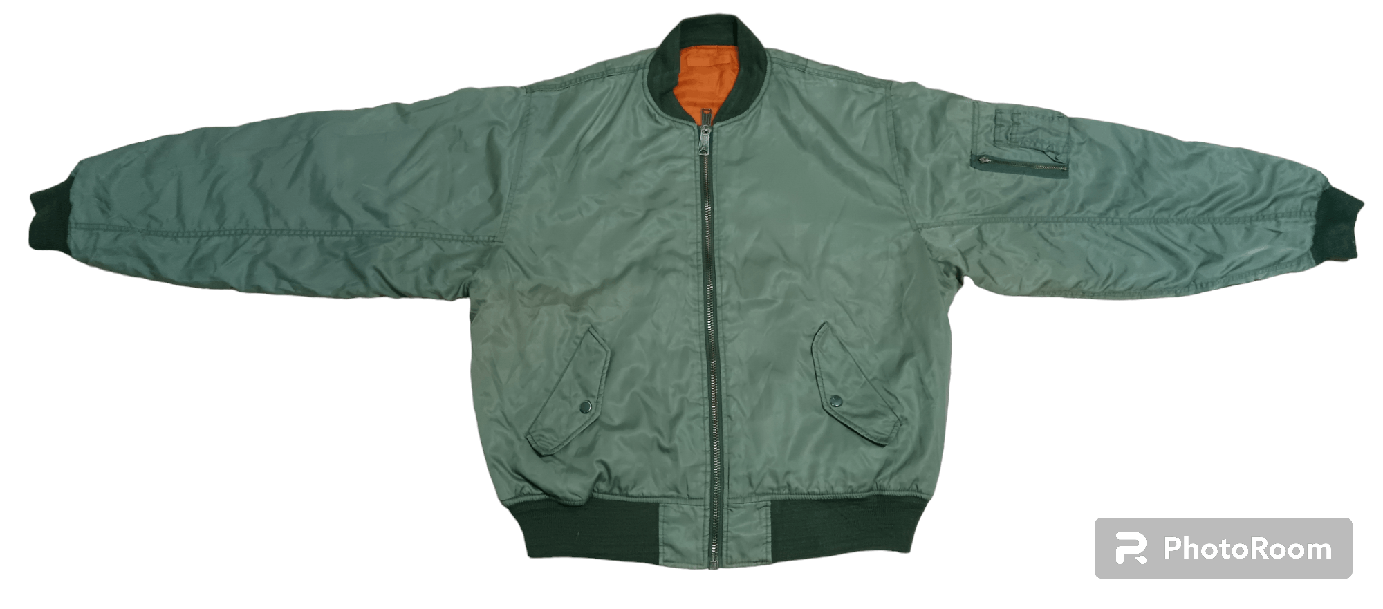 Vintage USAF INTERMEDIATE MA-1 PHANTOM BOMBER JACKET Size US L / EU 52-54 / 3 - 1 Thumbnail