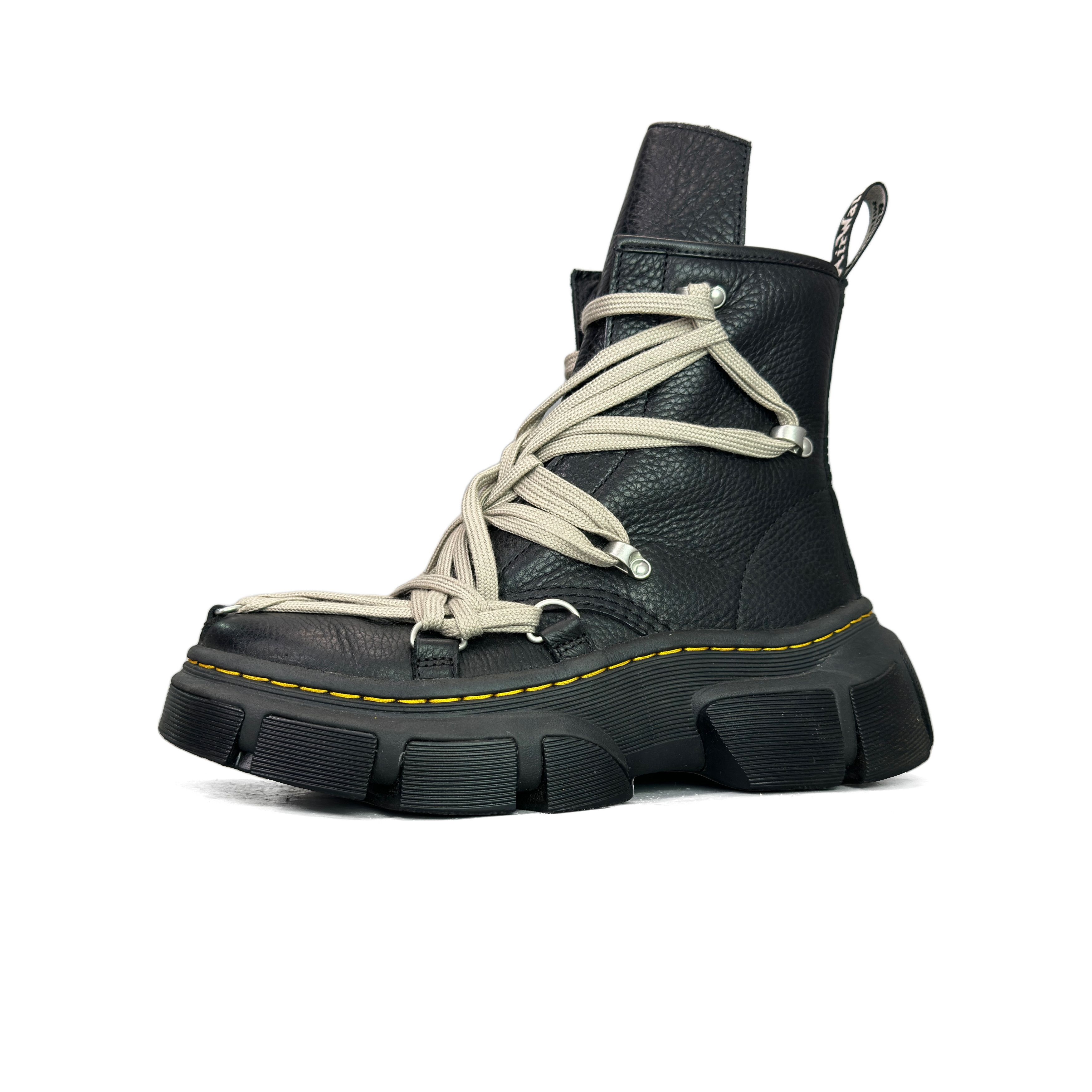 Rick Owens Rick Owens Jumbo Puffer Megalaced Black Boots - 41.5