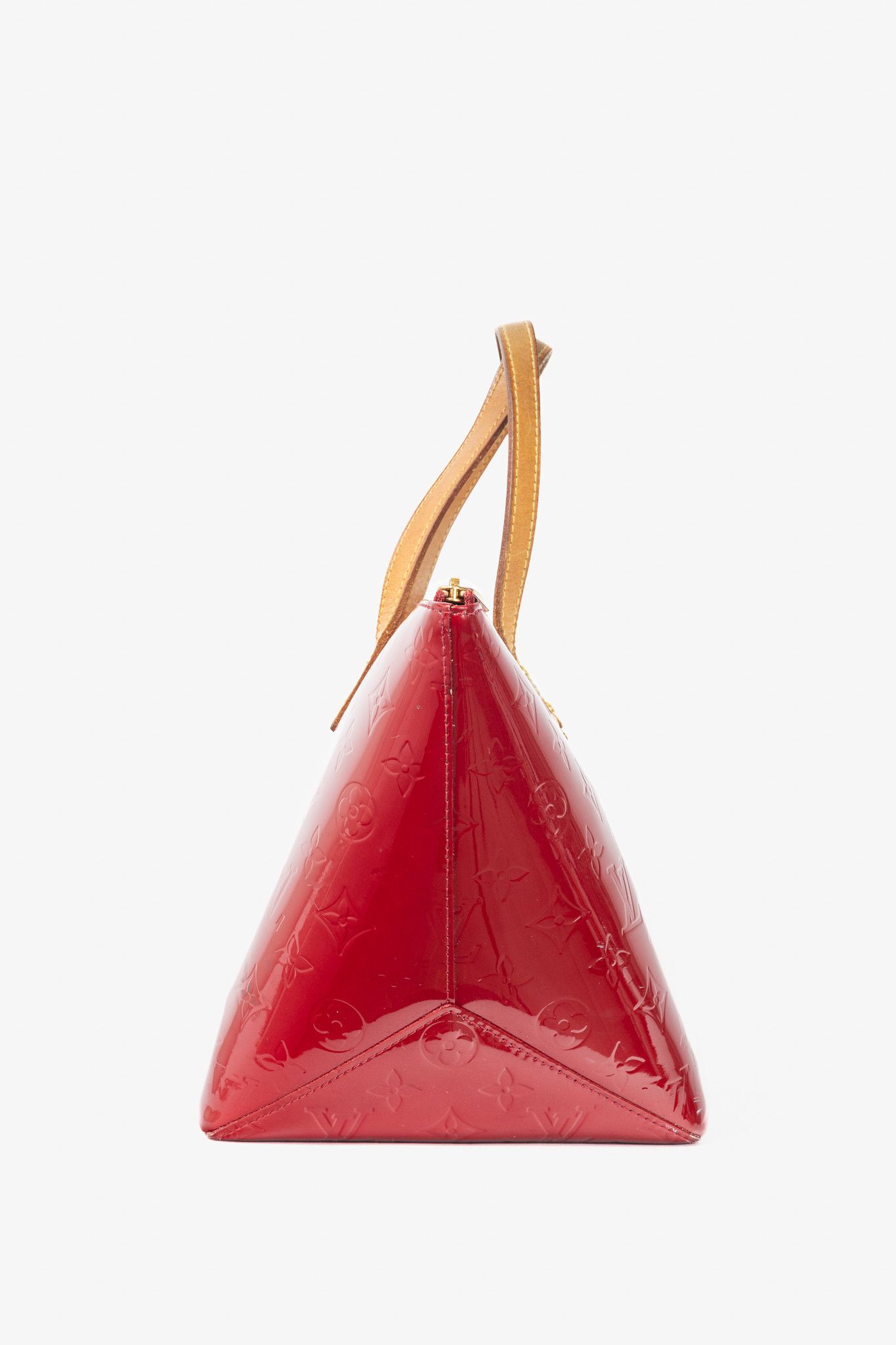 Louis Vuitton Louis Vuitton Bellevue PM Pomme D'Amour Monogram Vernis Tote Size ONE SIZE - 3 Thumbnail
