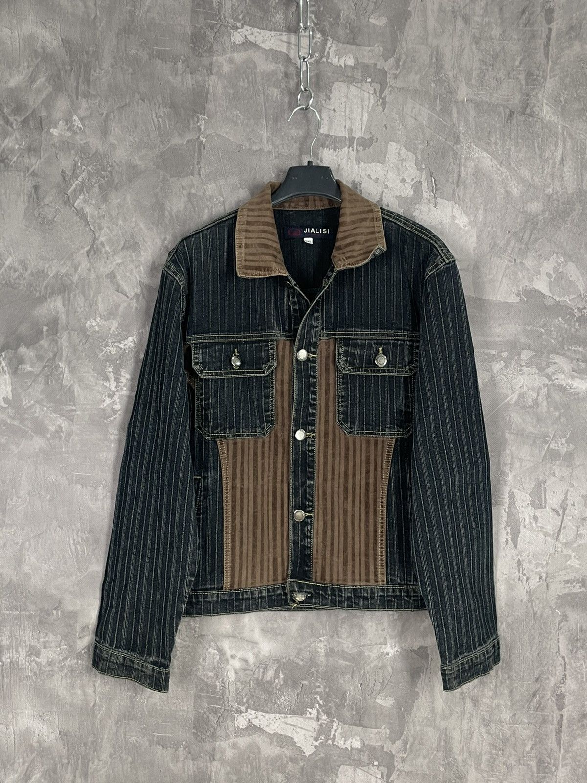 Japanese Brand × Le Grande Bleu (L.G.B.) Avant Garde Italy Design Workwear Denim Jacket Size US XXL / EU 58 / 5 - 1 Thumbnail