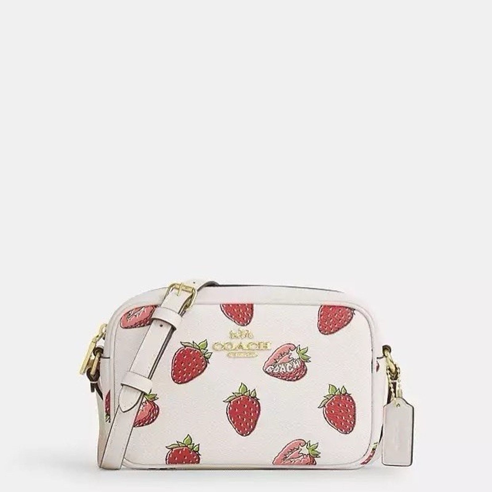 Coach NWT Coach Mini Jamie Camera Bag Strawberry Pink CBA80 Chalk Size ONE SIZE - 5 Thumbnail