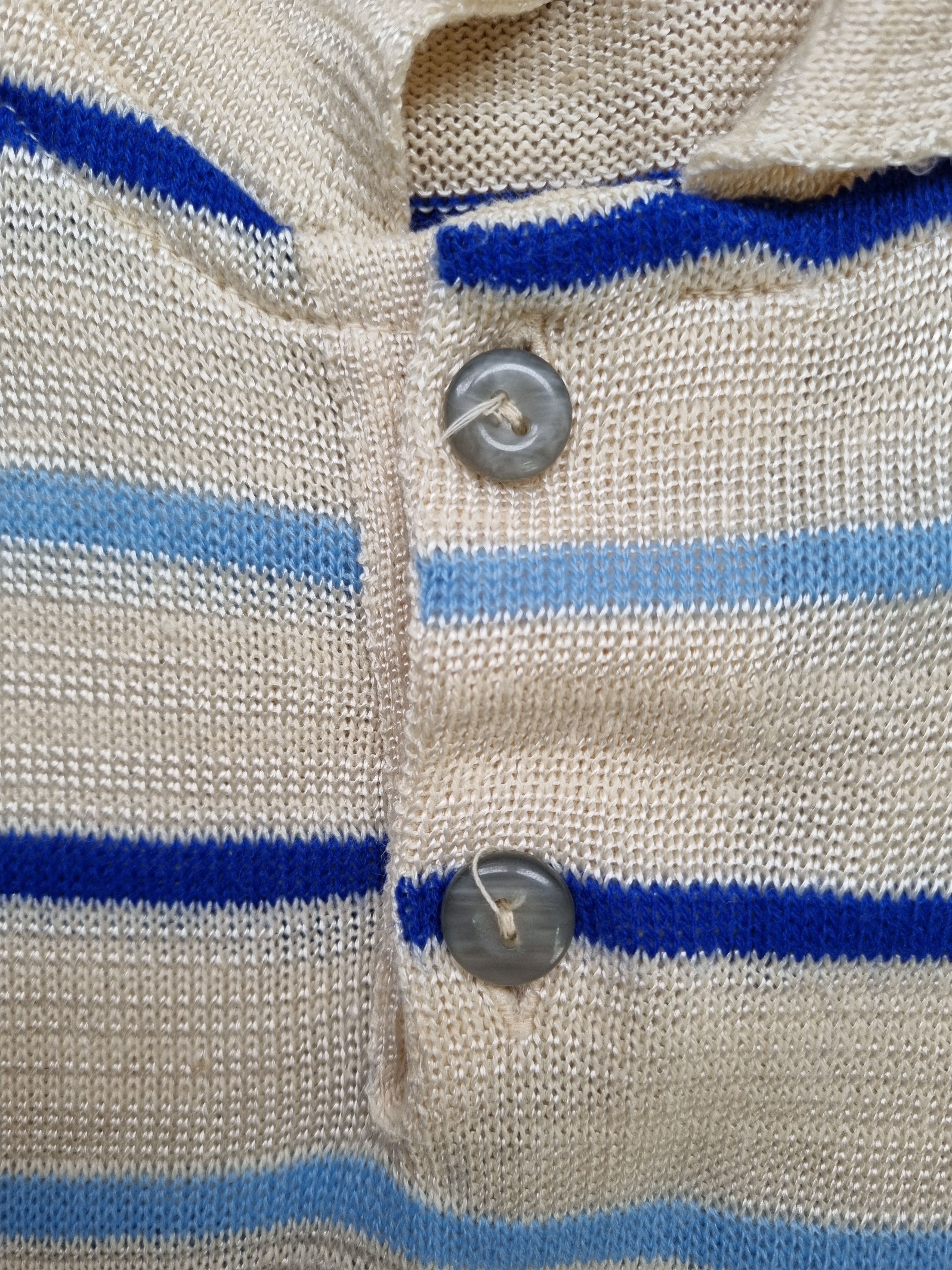 Vintage 90s Rare Knitted Vintage Polo Size US M / EU 48-50 / 2 - 9 Thumbnail