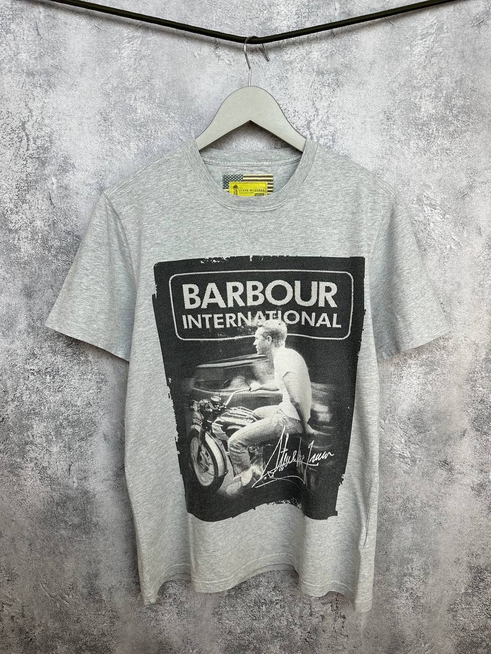 Barbour Barbour International Steve McQueen Print T-Shirt Cotton Size US M / EU 48-50 / 2 - 1 Thumbnail