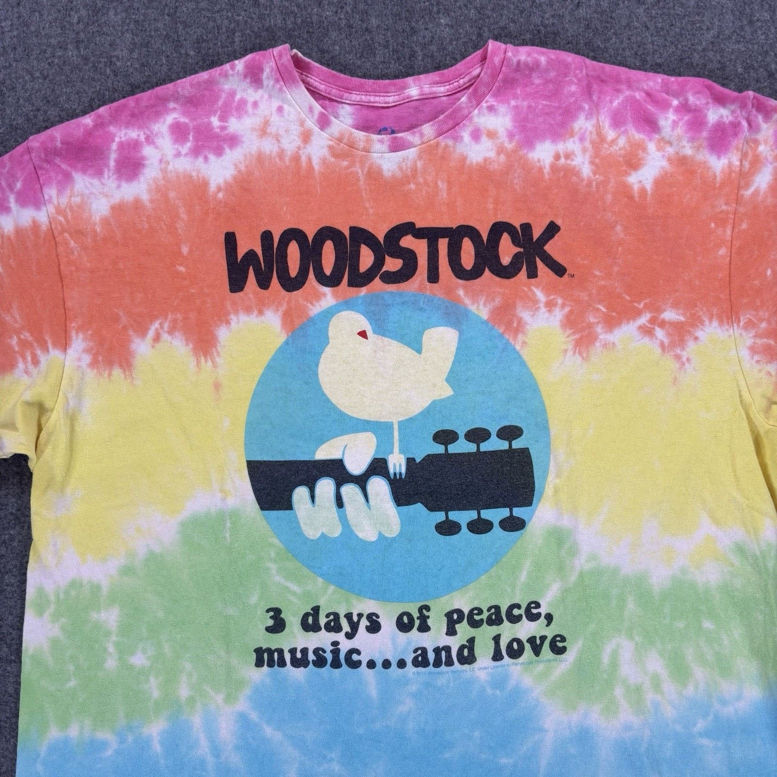 Liquid Blue Woodstock Tie-Dye Shirt Liquid Blue Men's XXL Festival 2016 Size US XXL / EU 58 / 5 - 2 Thumbnail