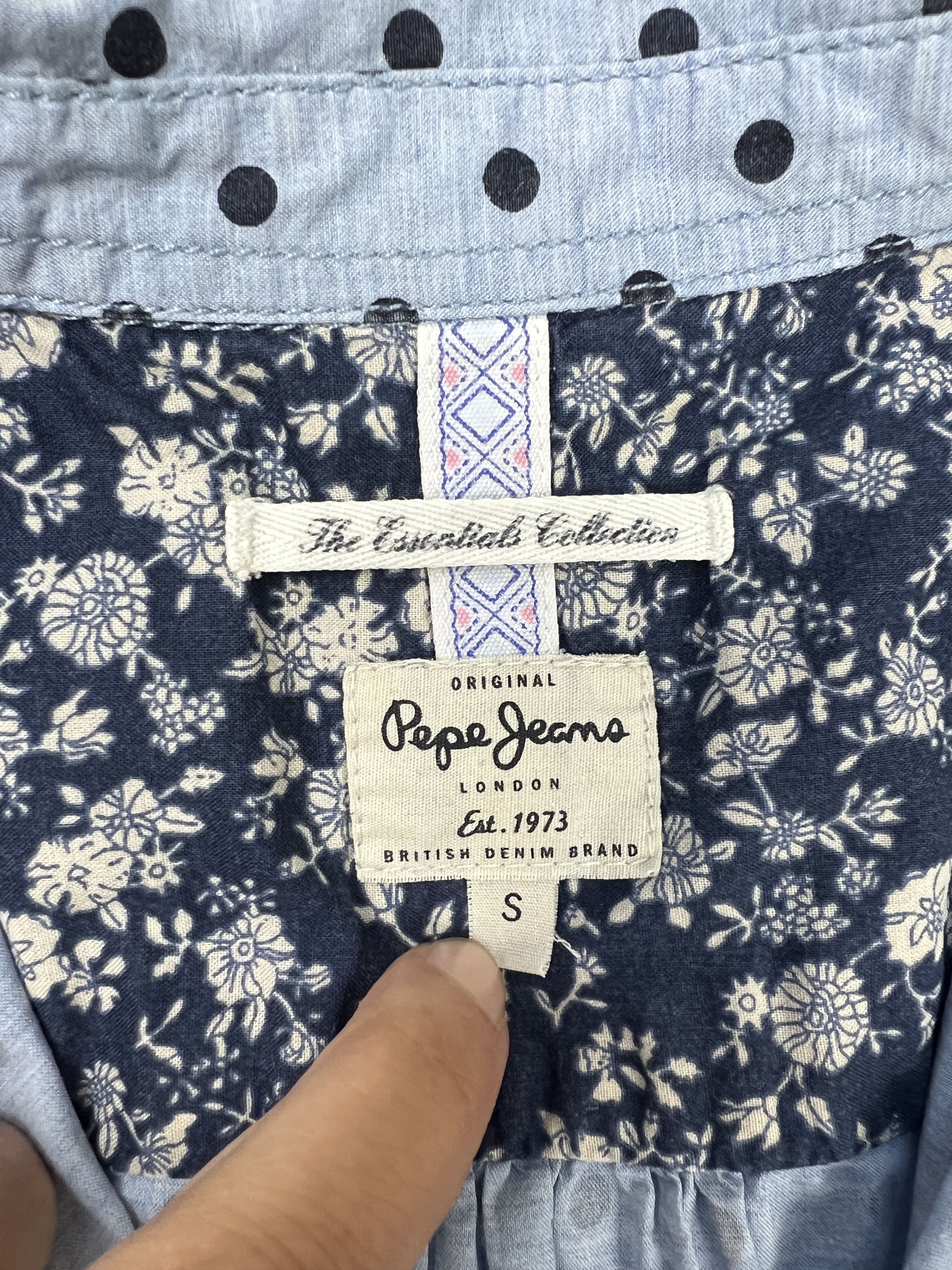 Pepe Jeans Pepe Jeans Dottie Polka Dot Sleeveless Shirt Size S / US 4 / IT 40 - 18 Thumbnail