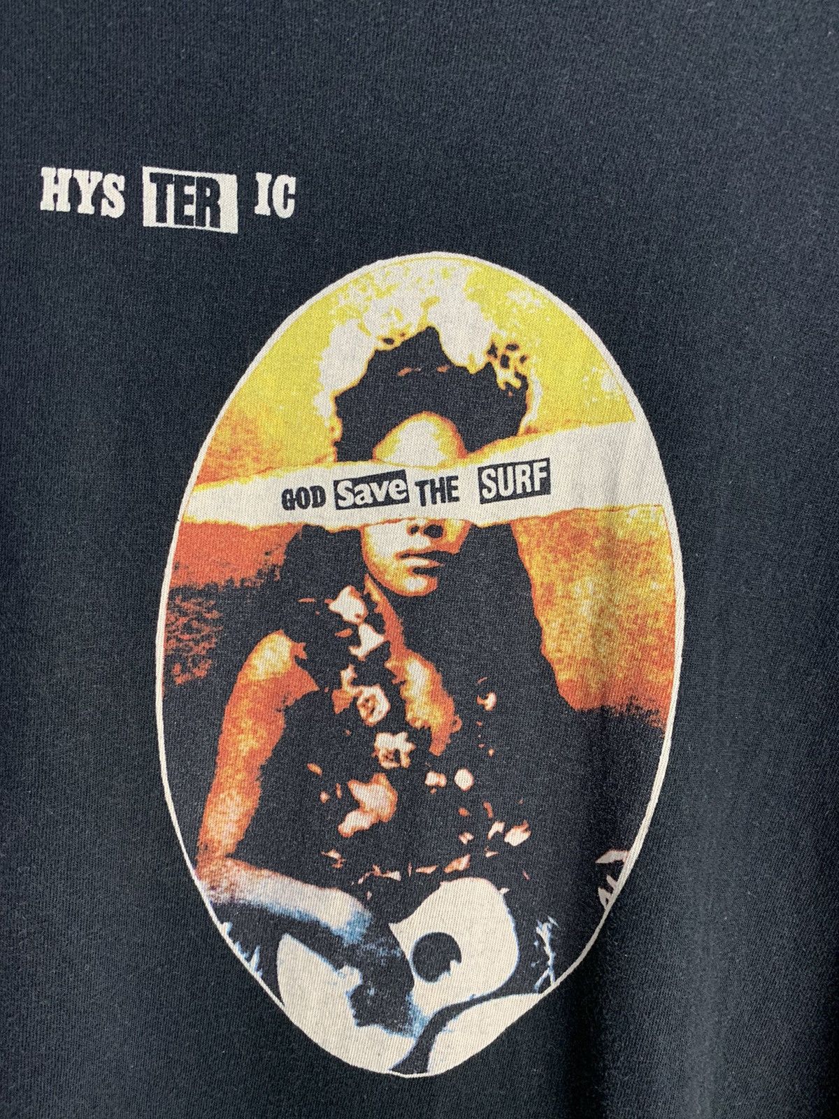 Hysteric Glamour × Japanese Brand VINTAGE HYSTERIC GOD SAVE THE SURF SHIRT Size US L / EU 52-54 / 3 - 4 Thumbnail