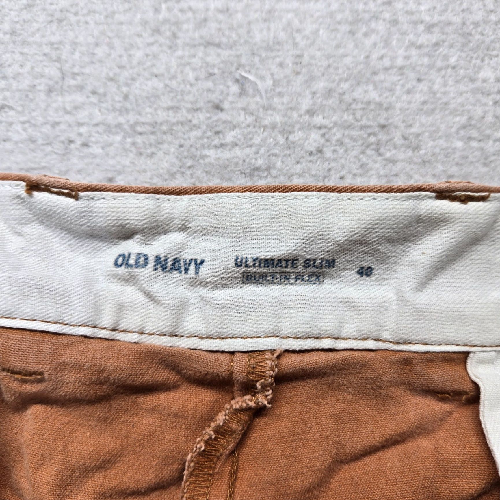 Old Navy Old Navy Shorts Chino Brown Orange Ultimate Slim Flex Tech Golf Adult Men's 40 Size US 40 / EU 56 - 2 Thumbnail