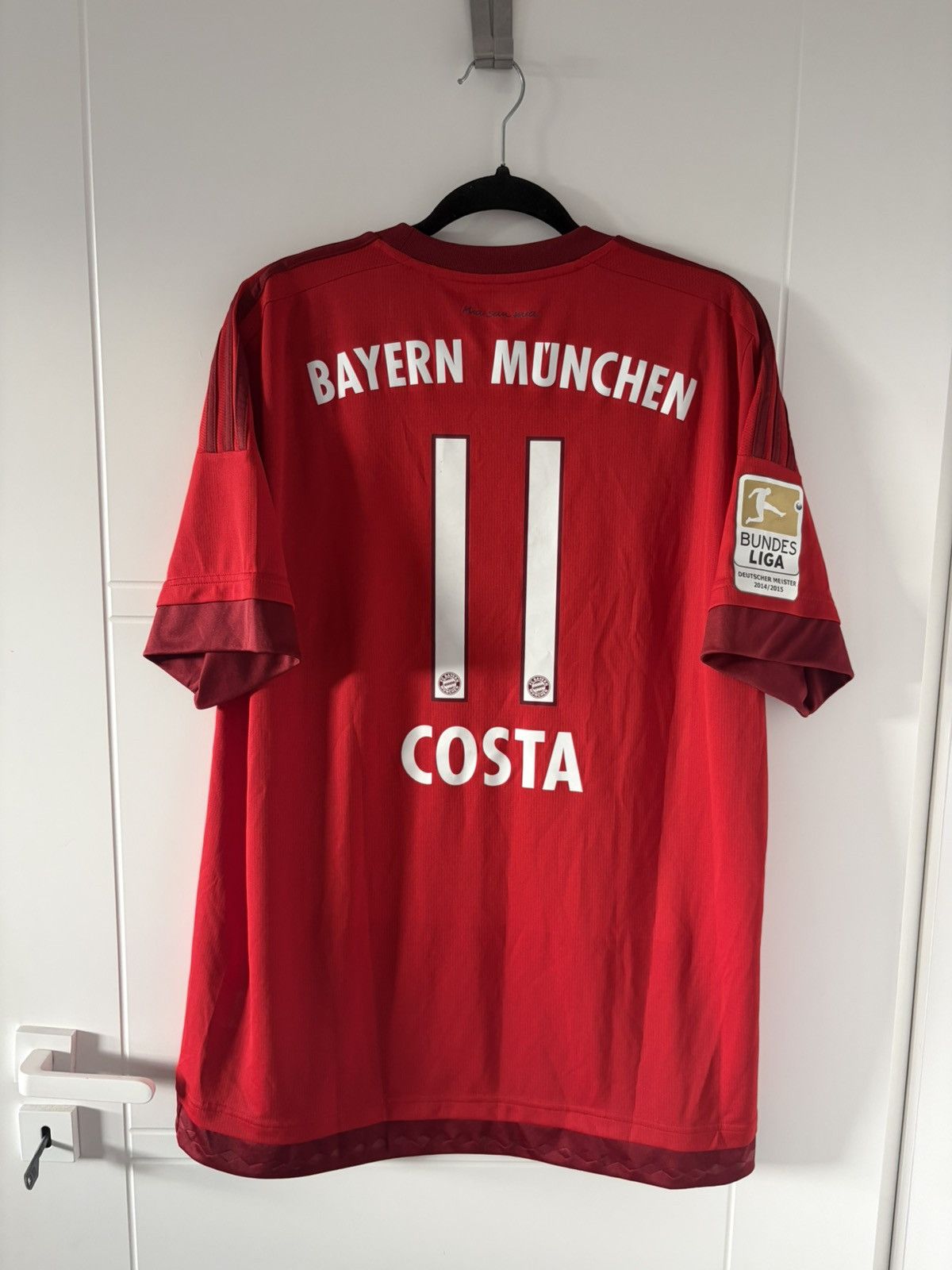 Adidas Bayern Munchen adidas 2015/2016 home Costa Soccer Jersey Size US XL / EU 56 / 4 - 1 Thumbnail