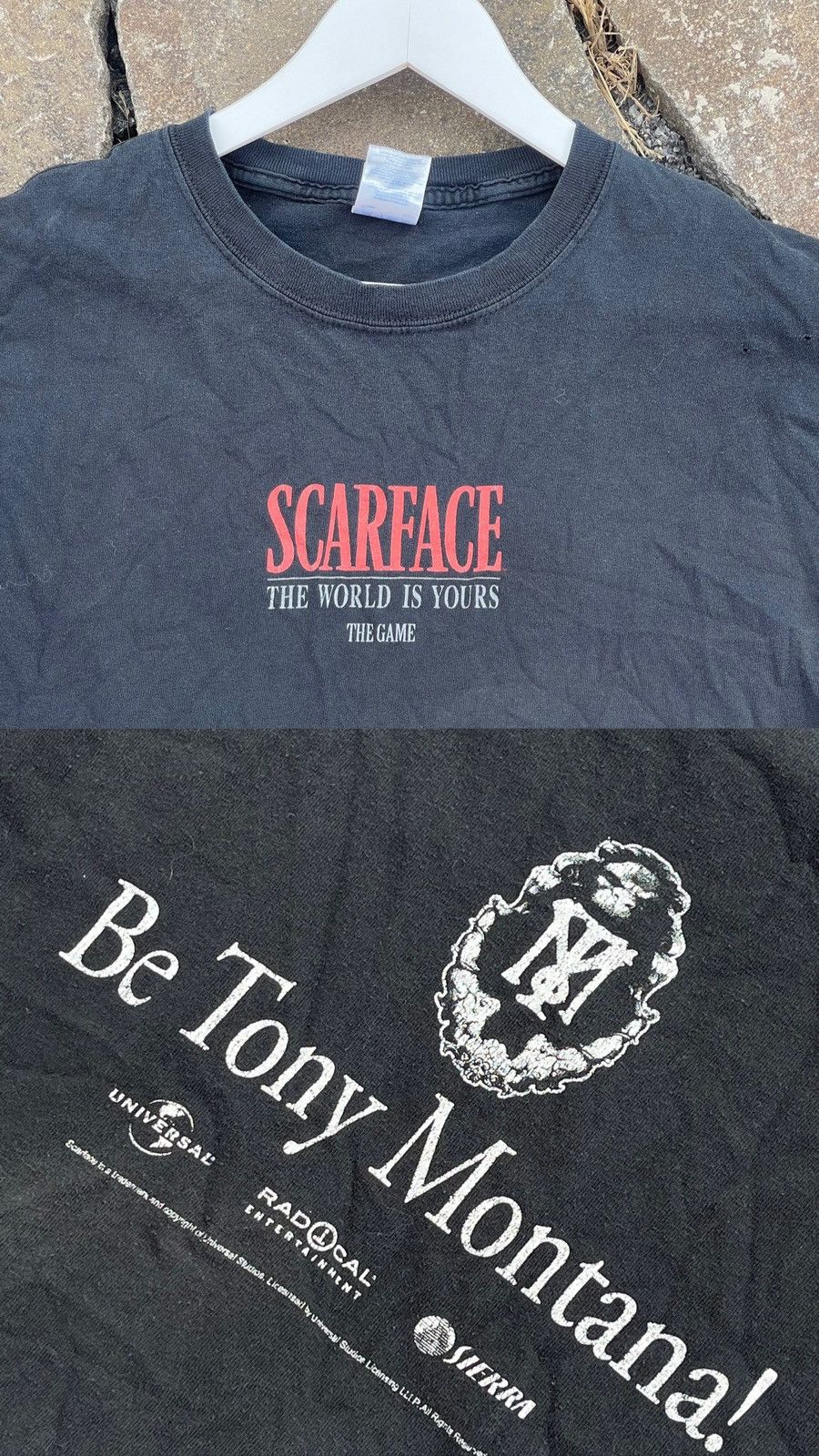 Vintage 90’s Scarface Promo Movie T-shirt vintage be Tony Montana Size US L / EU 52-54 / 3 - 1 Thumbnail