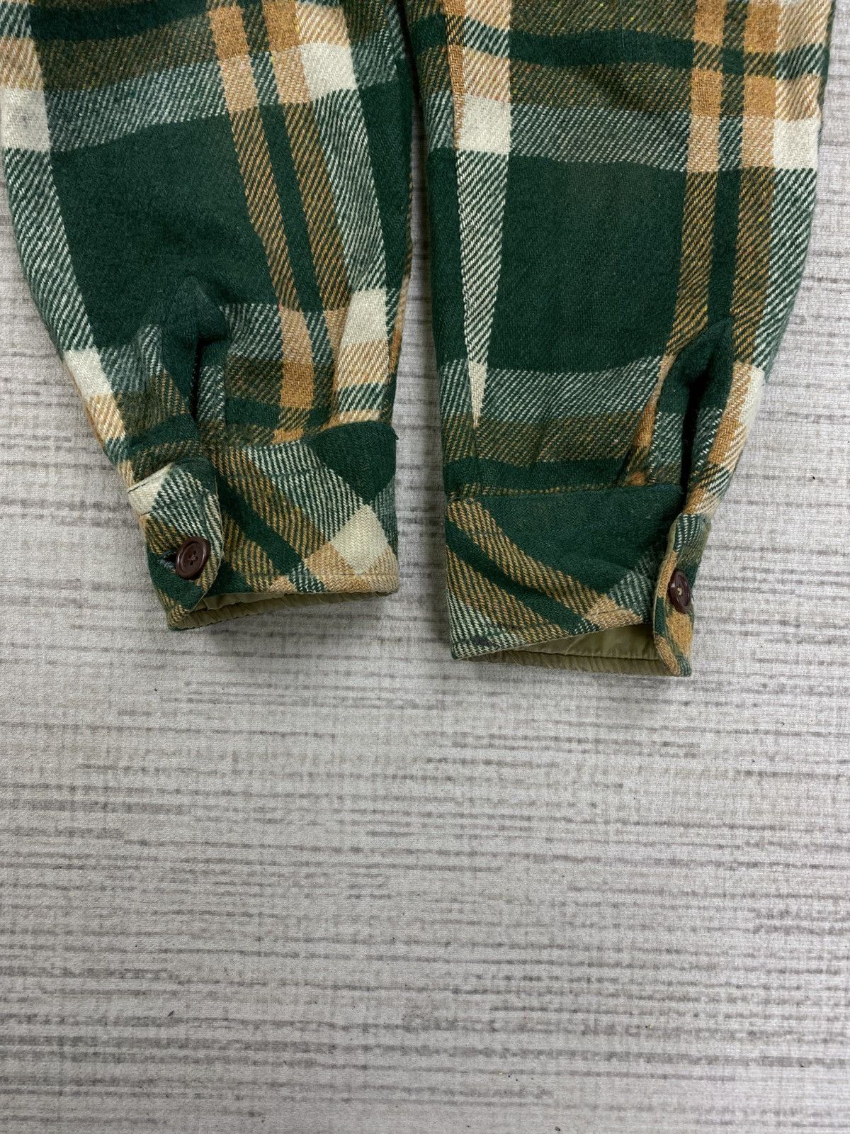 If Six Was Nine × Japanese Brand × Vintage Vintage Blue Way Checked Flannel Button Wool Jacket Size US M / EU 48-50 / 2 - 9 Thumbnail