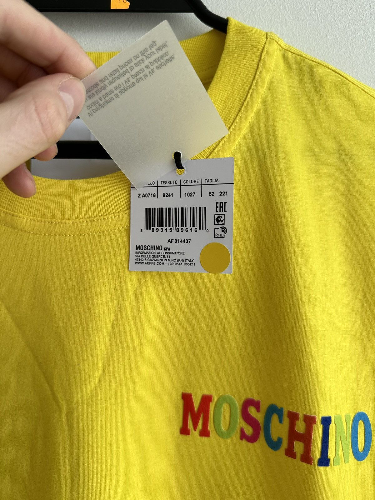 Moschino Moschino Couture T-Shirt Size S (USA) Multi Logo Gray Size US L / EU 52-54 / 3 - 4 Thumbnail