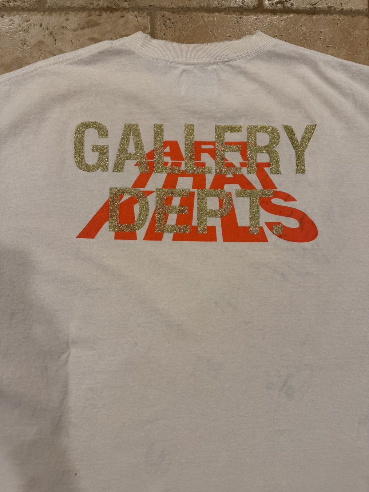 Gallery Dept. Gallery Dept OG Corona Virus ATK World Tour White/Cream Tee Size US XXL / EU 58 / 5 - 9 Thumbnail