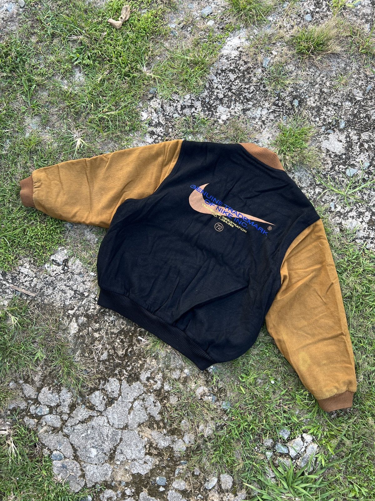Nike × Vintage Vintage nike trademarks inc. varsity jacket Size US XL / EU 56 / 4 - 8 Thumbnail