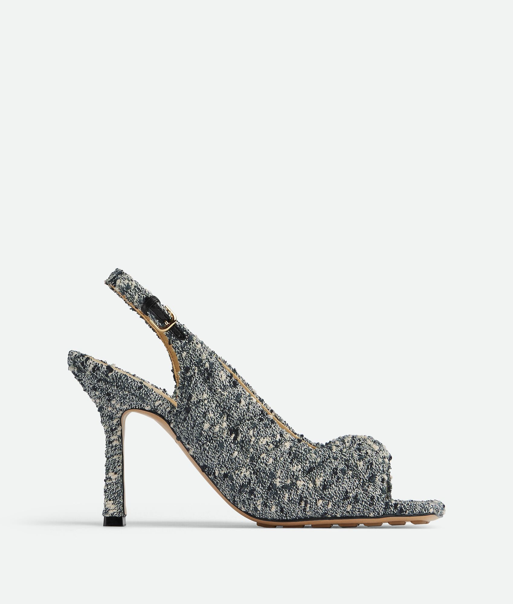 Bottega Veneta o1loc1c0925 732358 Padded Slingback Sandals in Green Size US 4 / IT 34 - 1 Thumbnail