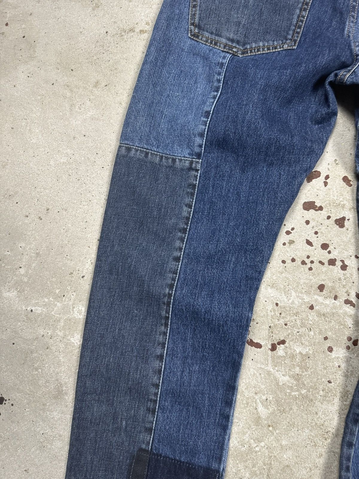 McQ Alexander McQueen Alexander McQueen MCQ Patchwork Jeans Denim Pants Size US 29 - 15 Thumbnail