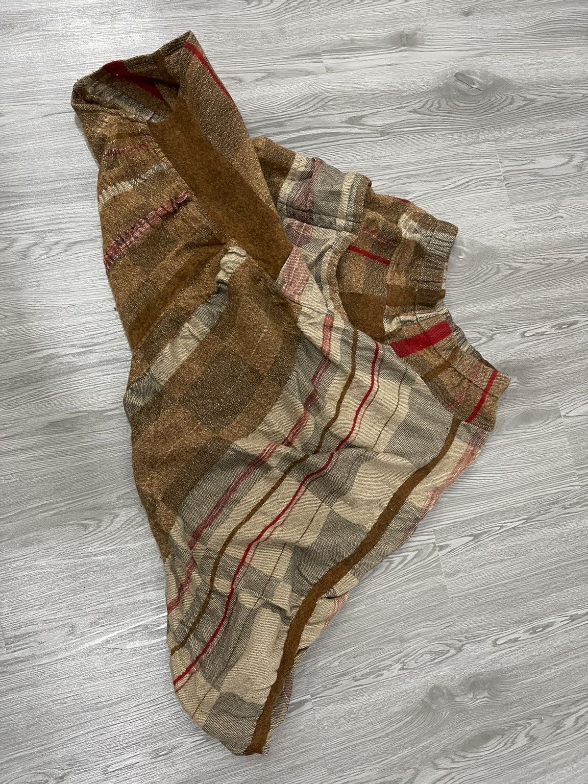 Japanese Brand Tamaki niime asymmetrical wool&cotton blend harem pant Size US 32 / EU 48 - 8 Thumbnail