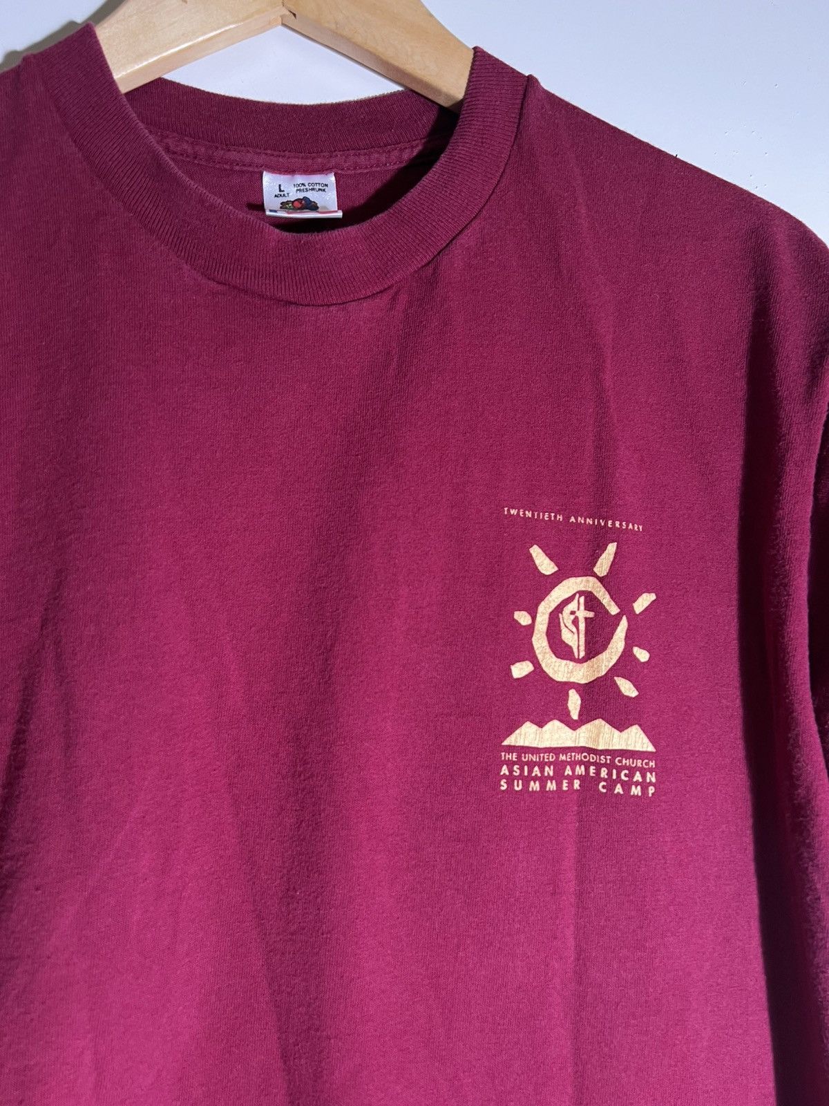 Vintage 90’s VTG Vintage Asian American Jesus Christ Church T Shirt Size US L / EU 52-54 / 3 - 3 Thumbnail