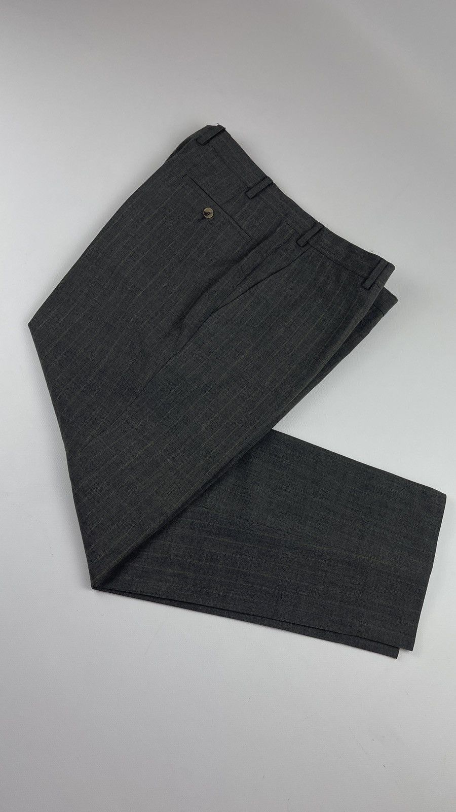 Designer × Pal Zileri Pal Zileri Stripped Single Breasted 3 Btn Suit Size 40R - 15 Thumbnail