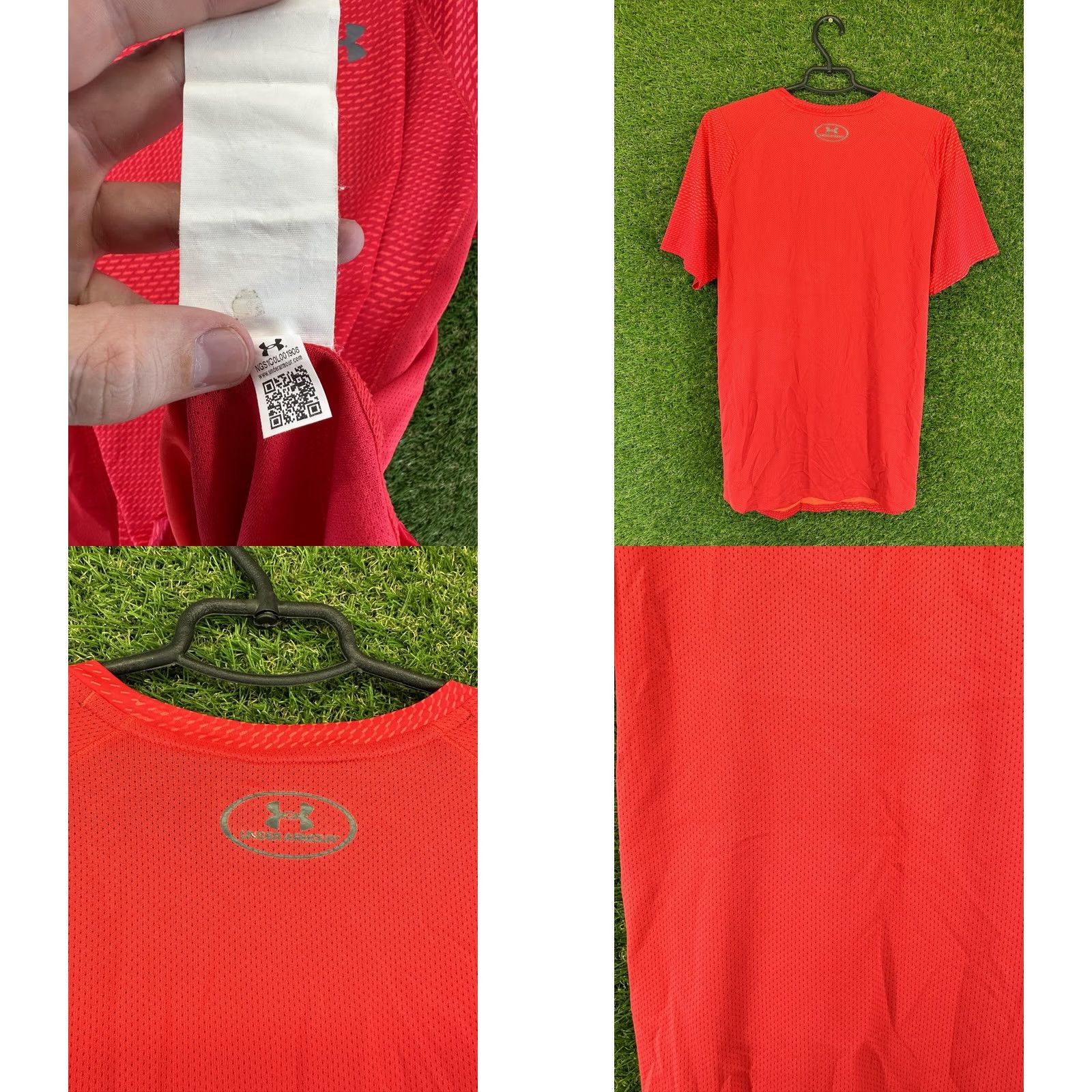 Under Armour UNDER ARMOUR 2018 MEN TRAINING COMPRESSION HEATGEAR SHIRT JERSEY ORIGINAL SIZE L RED Short Sleeve Crew Neck Jersey Crossfit T-Shirt Mens 2018 HeatGear Size US L / EU 52-54 / 3 - 9 Thumbnail