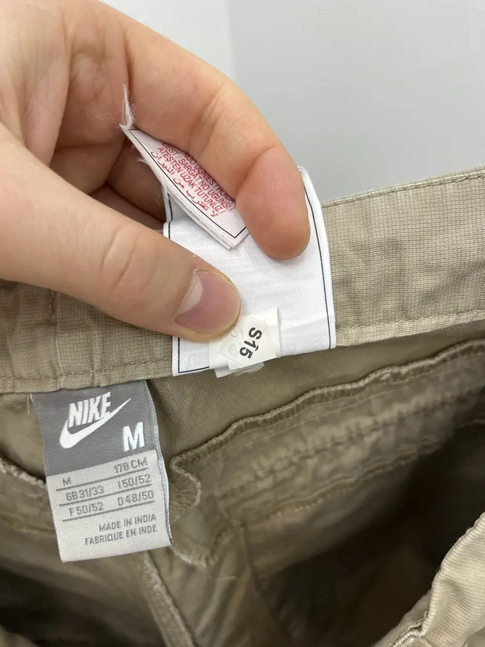 Nike Vintage Nike Cotton Cargo Shorts Size US 32 / EU 48 - 5 Thumbnail