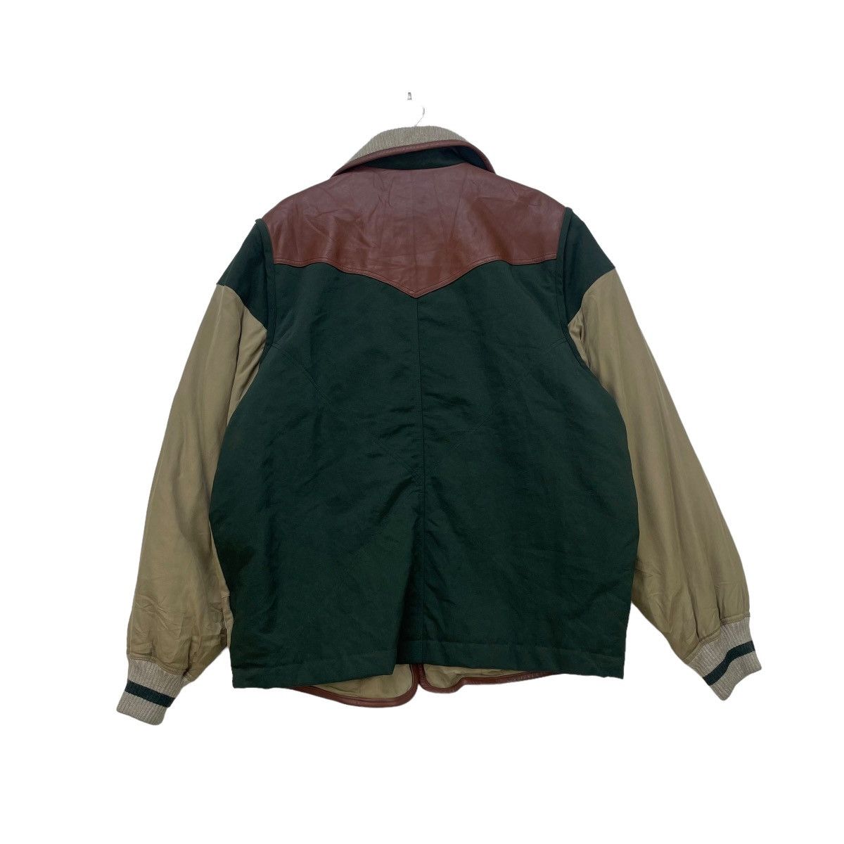 Genuine Leather × Vintage Italian Designer Umberto Bilancioni Detachable Sleeve Size US M / EU 48-50 / 2 - 2 Thumbnail