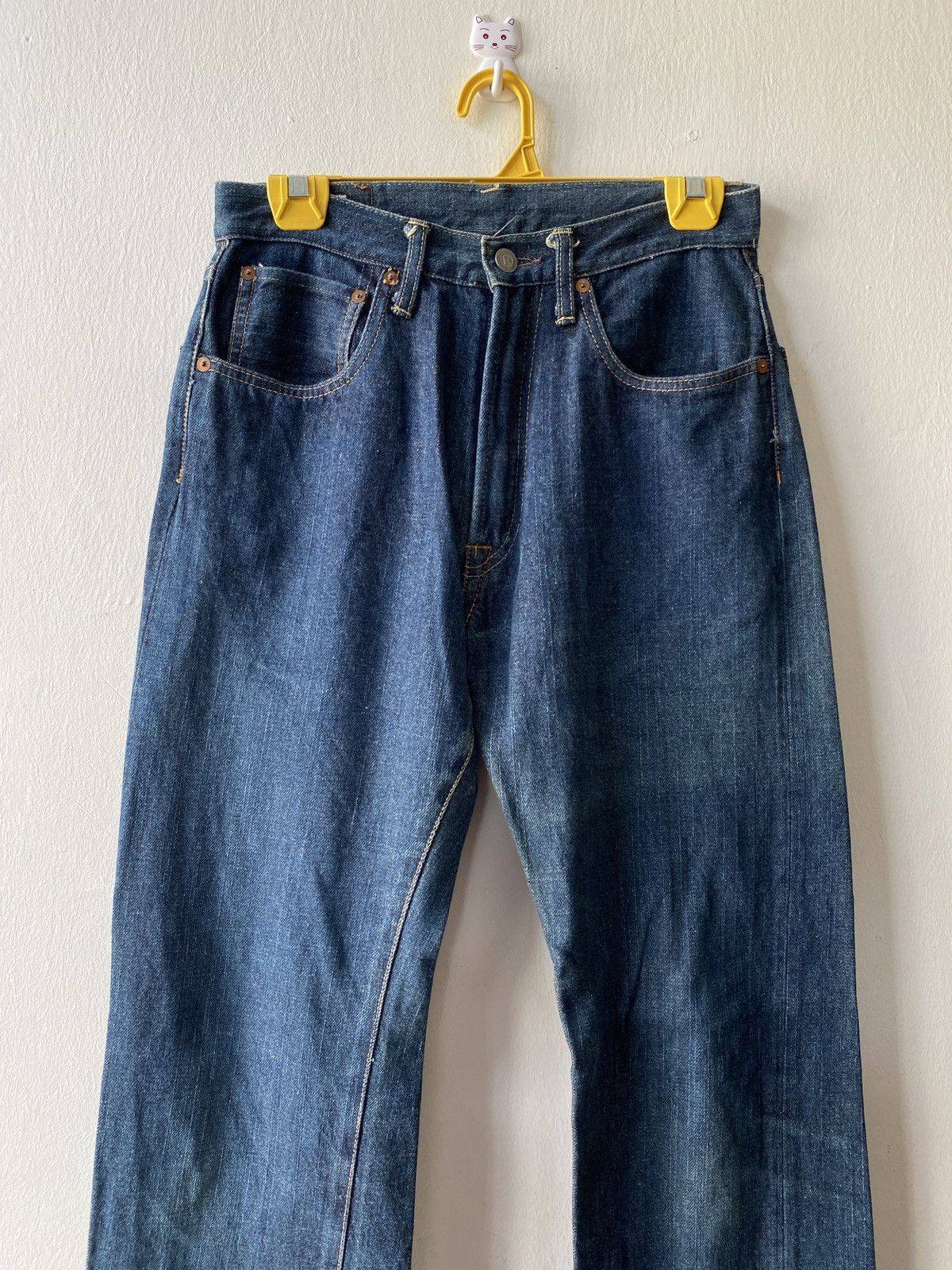 Japanese Vintage 45RPM Indigo Blue Denim
