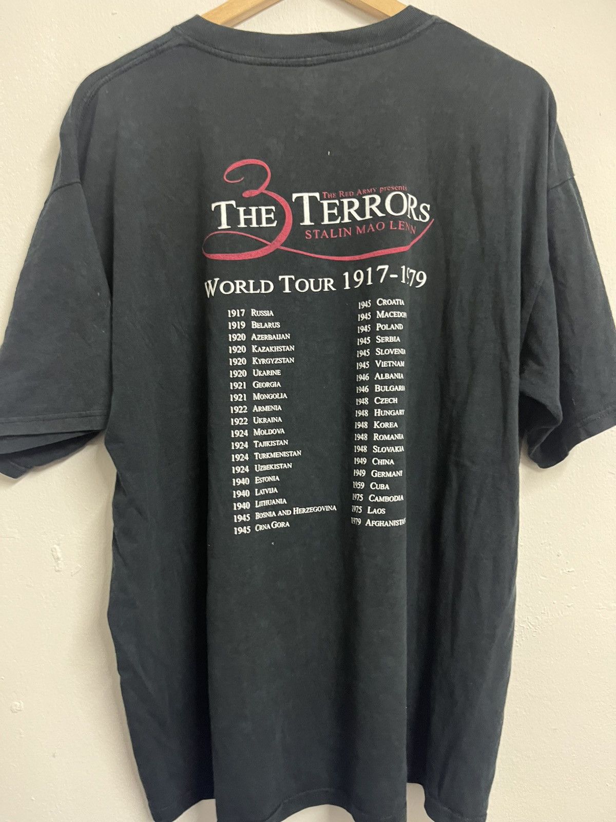Seditionaries 💥Vintage Y2K ANARCHY The Red Army 3 Terrors Lenin Stalin Size US XL / EU 56 / 4 - 6 Thumbnail