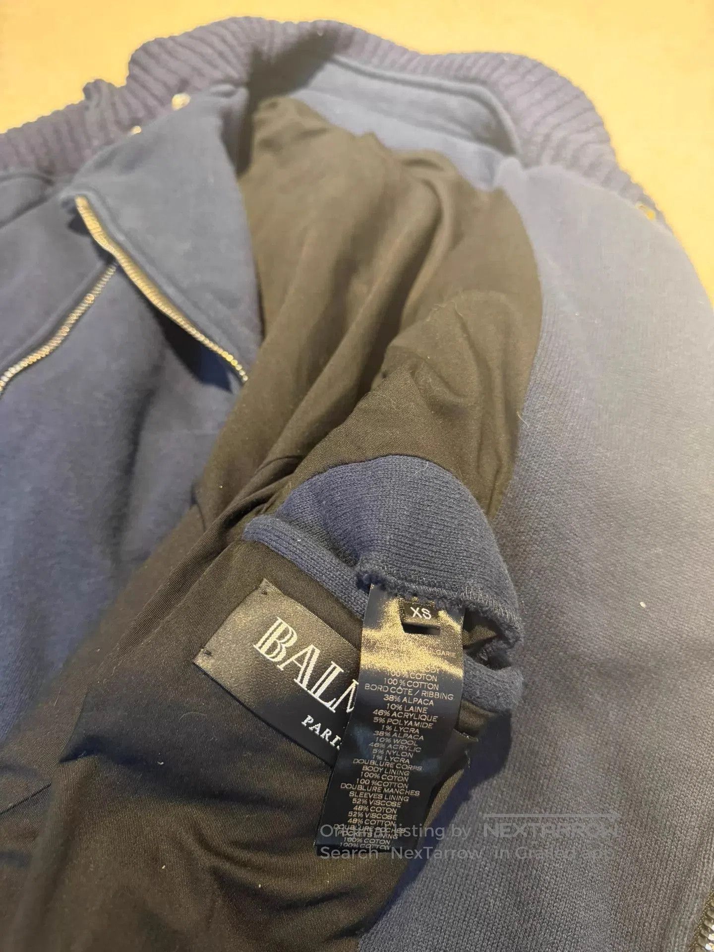 Balmain Black Zip. Size US XS / EU 42 / 0 - 6 Thumbnail