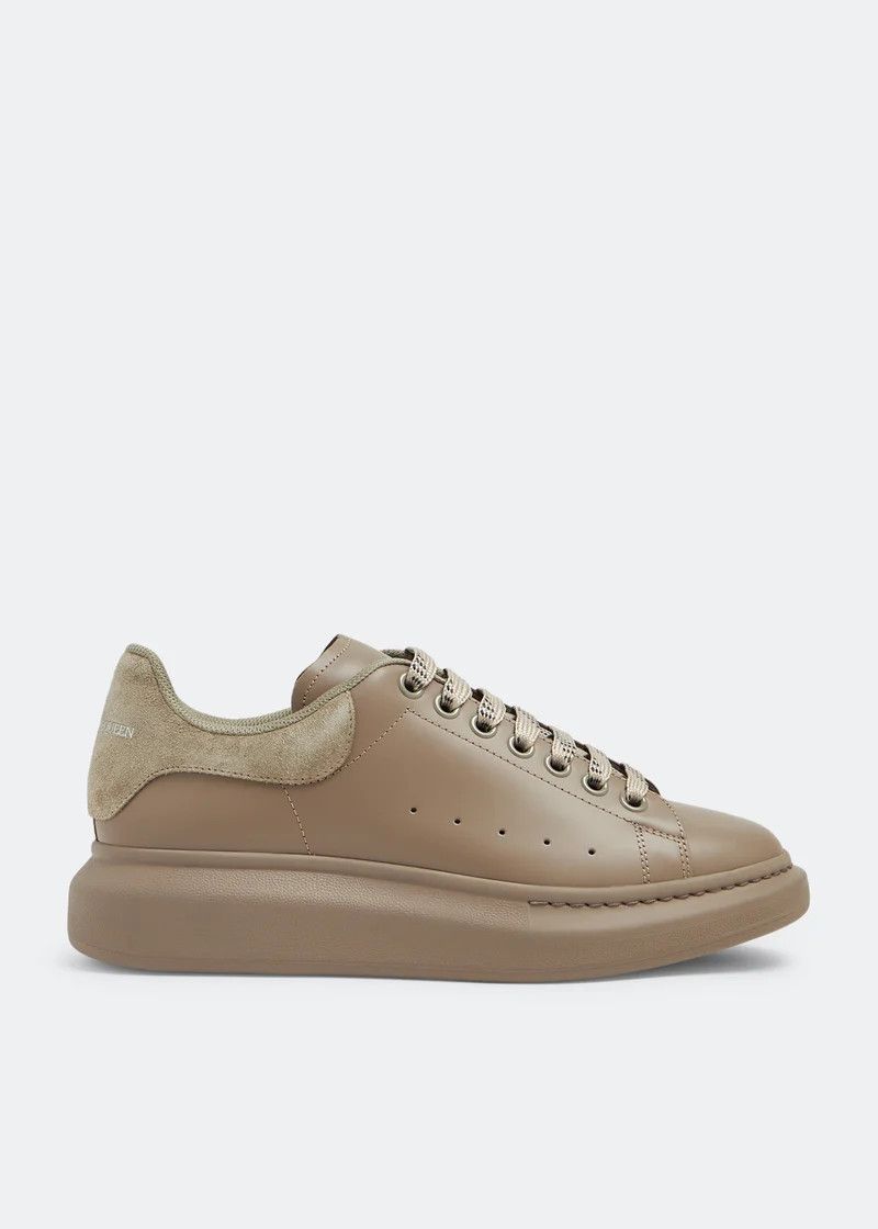 Alexander McQueen o1w1db10725 Sneake Leath S Rubb in Beige/Brown Size US 7.5 / EU 40-41 - 1 Thumbnail