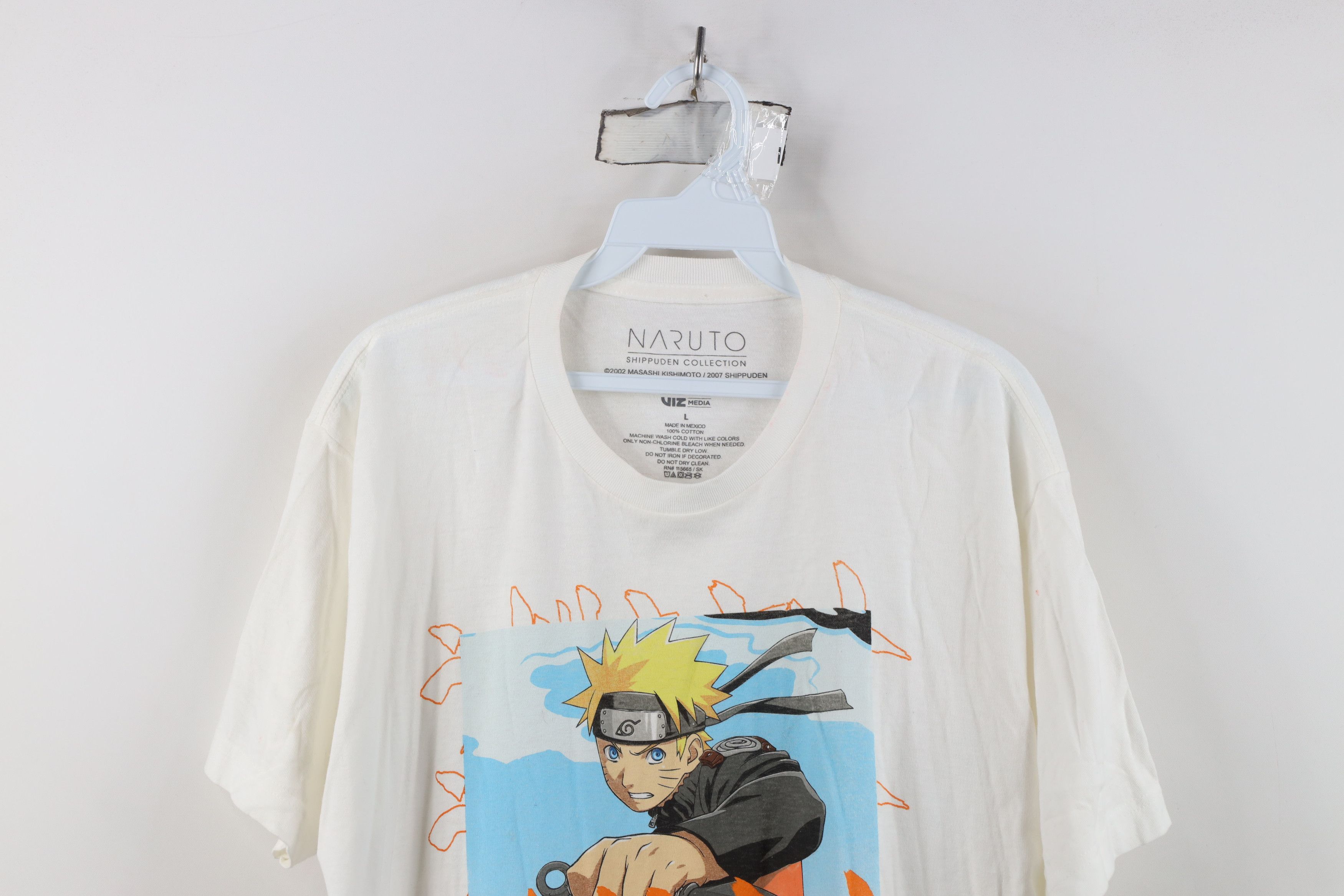 Vintage Vintage Y2K 2007 Naruto Anime Manga Short Sleeve T-Shirt Size US L / EU 52-54 / 3 - 2 Thumbnail