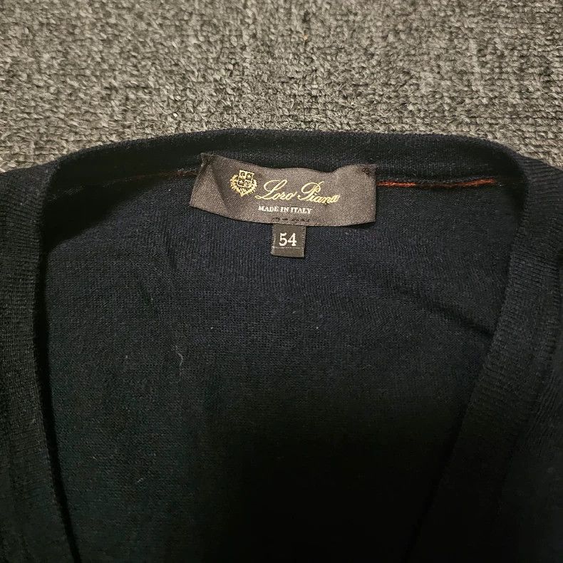 Loewe LOEWE Wool vest black vest sweater Size US XL / EU 56 / 4 - 2 Thumbnail
