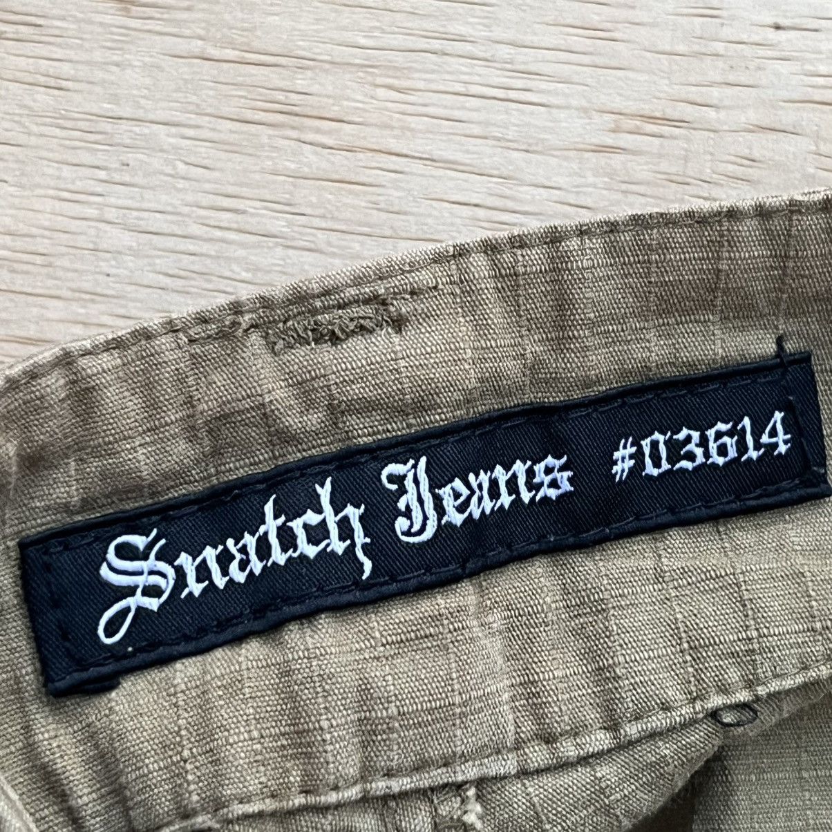 Japanese Brand SNATCH JEANS #03614 VINTAGE CARGO Y2K like GOA JAPAN Size 30" / US 8 / IT 44 - 8 Thumbnail