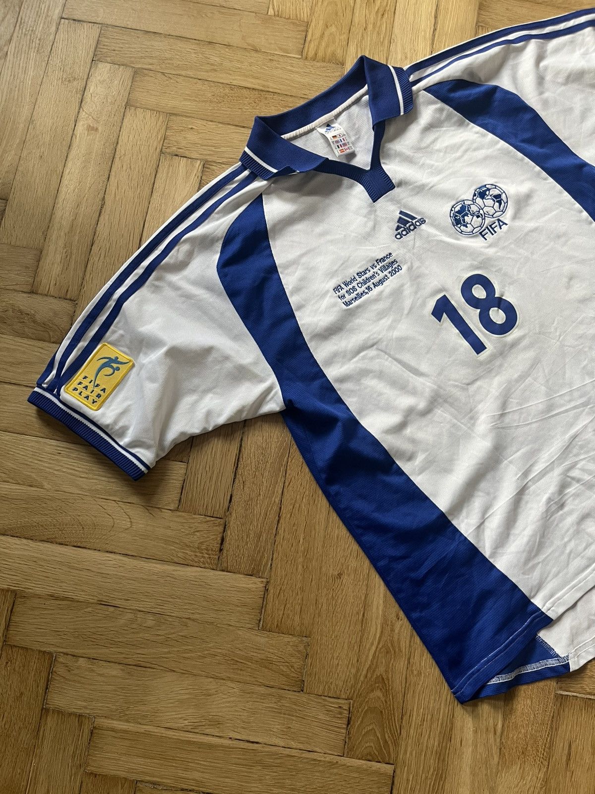 Adidas Adidas FIFA France football Jersey 2000 vintage Size US XL / EU 56 / 4 - 2 Thumbnail