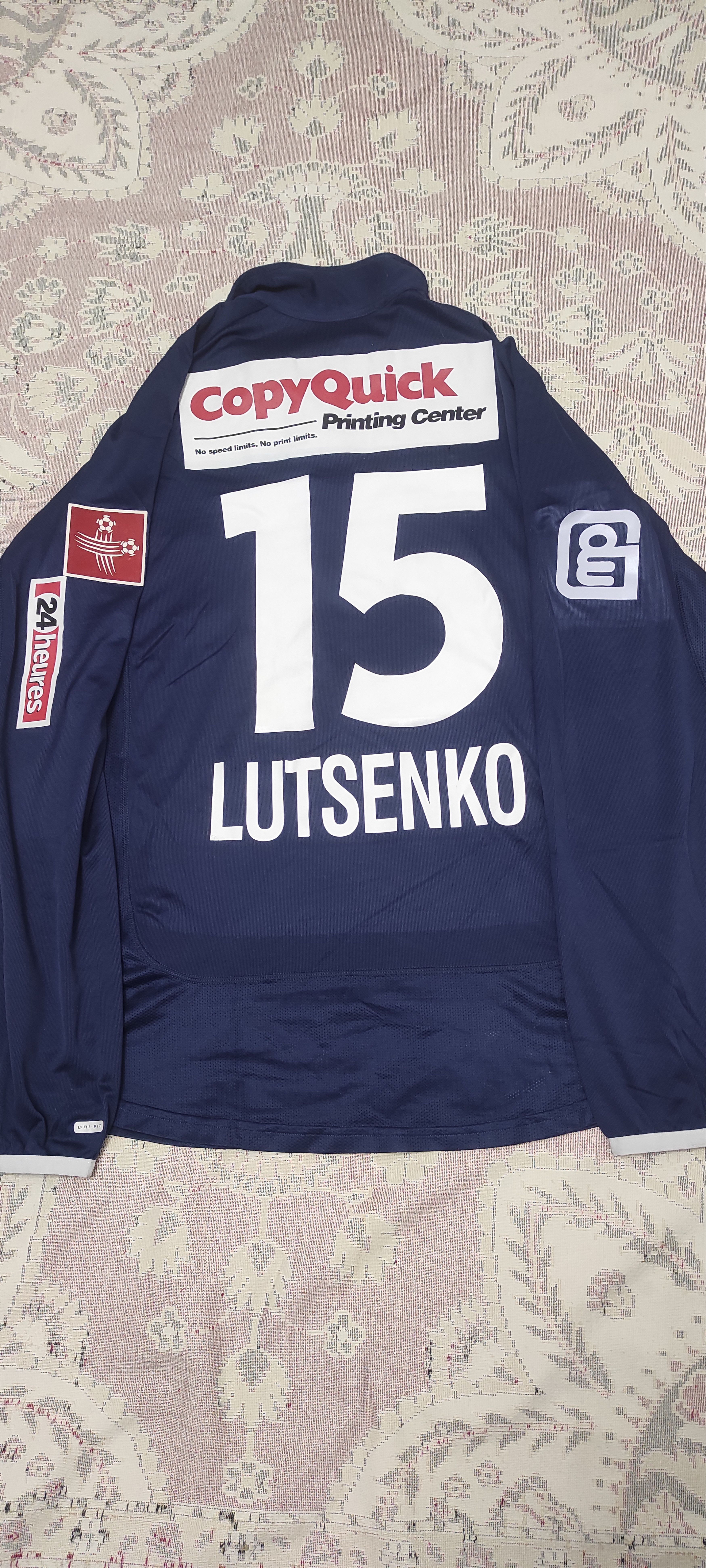 Nike Lausanne-Sport #15 Lutsenko Away shirt 2001-2002 Switzerland Size US XL / EU 56 / 4 - 5 Thumbnail