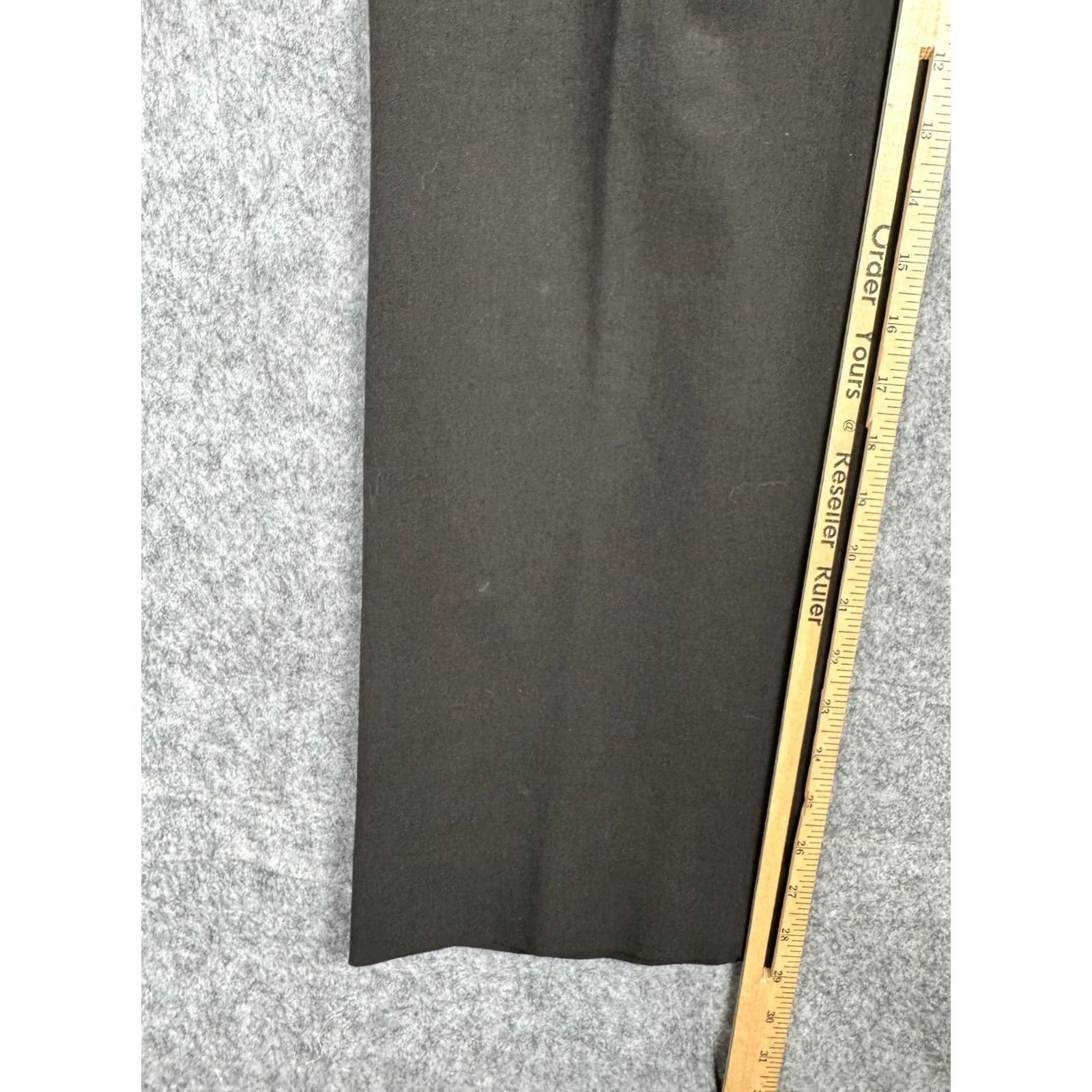 Tse TSE Wool Pants Women's 12 Dress Pants Brown Stretch Business Casual 30x29 Straight Hosiery? Size 30" / US 8 / IT 44 - 7 Thumbnail