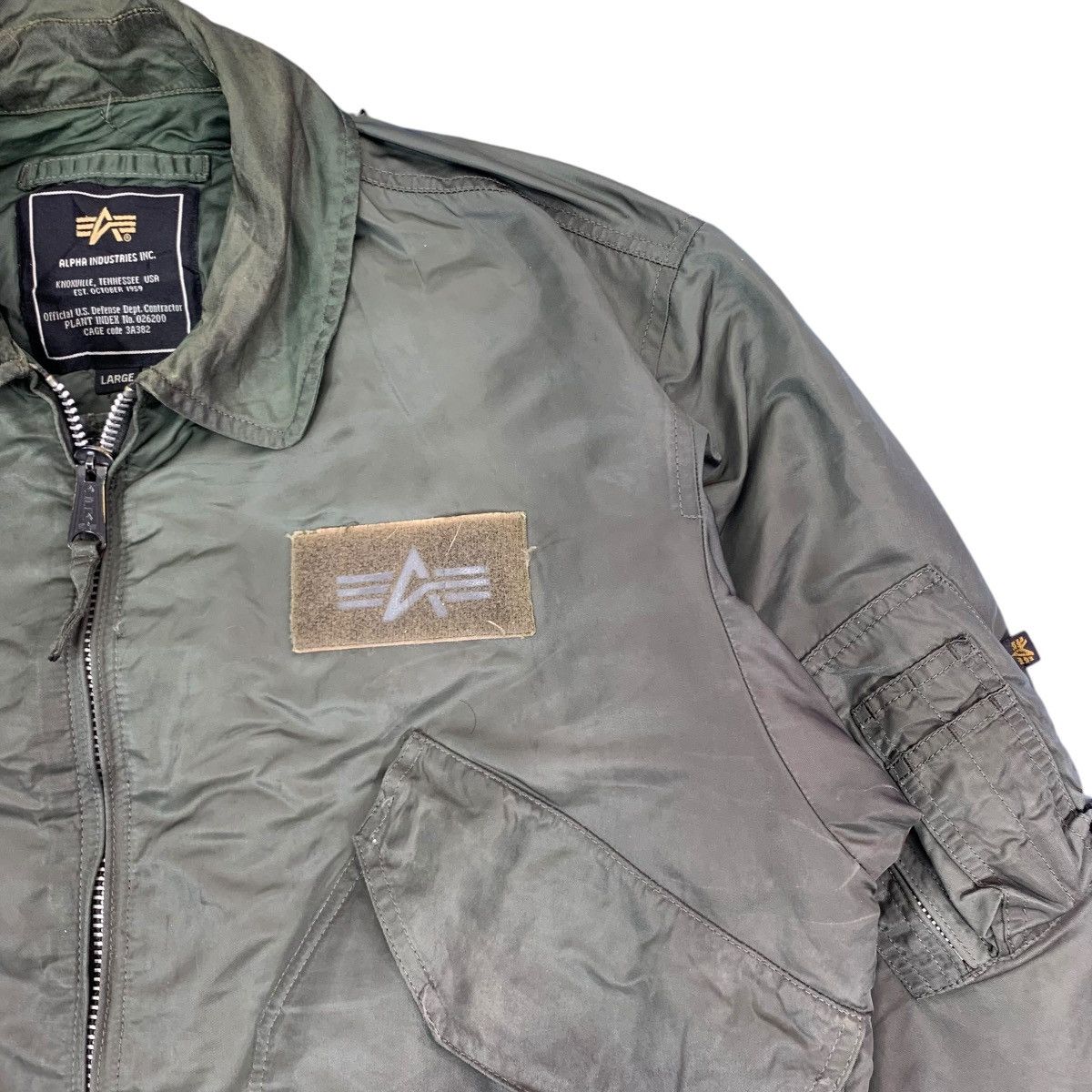 Alpha Industries VINTAGE ALPHA INDUSTRIES FLIGHT BOMBER JACKET Size US L / EU 52-54 / 3 - 5 Thumbnail