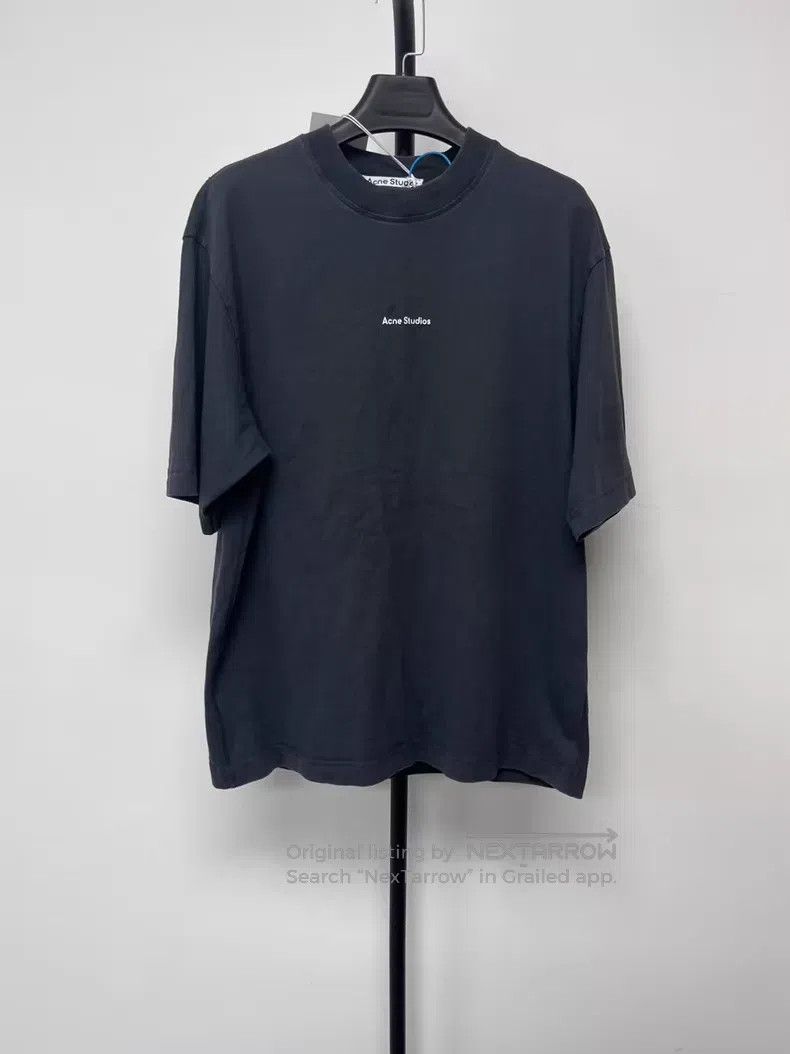 Acne Studios Acne Studios Cotton Crewneck T-Shirt, Black Size US S / EU 44-46 / 1 - 1 Thumbnail