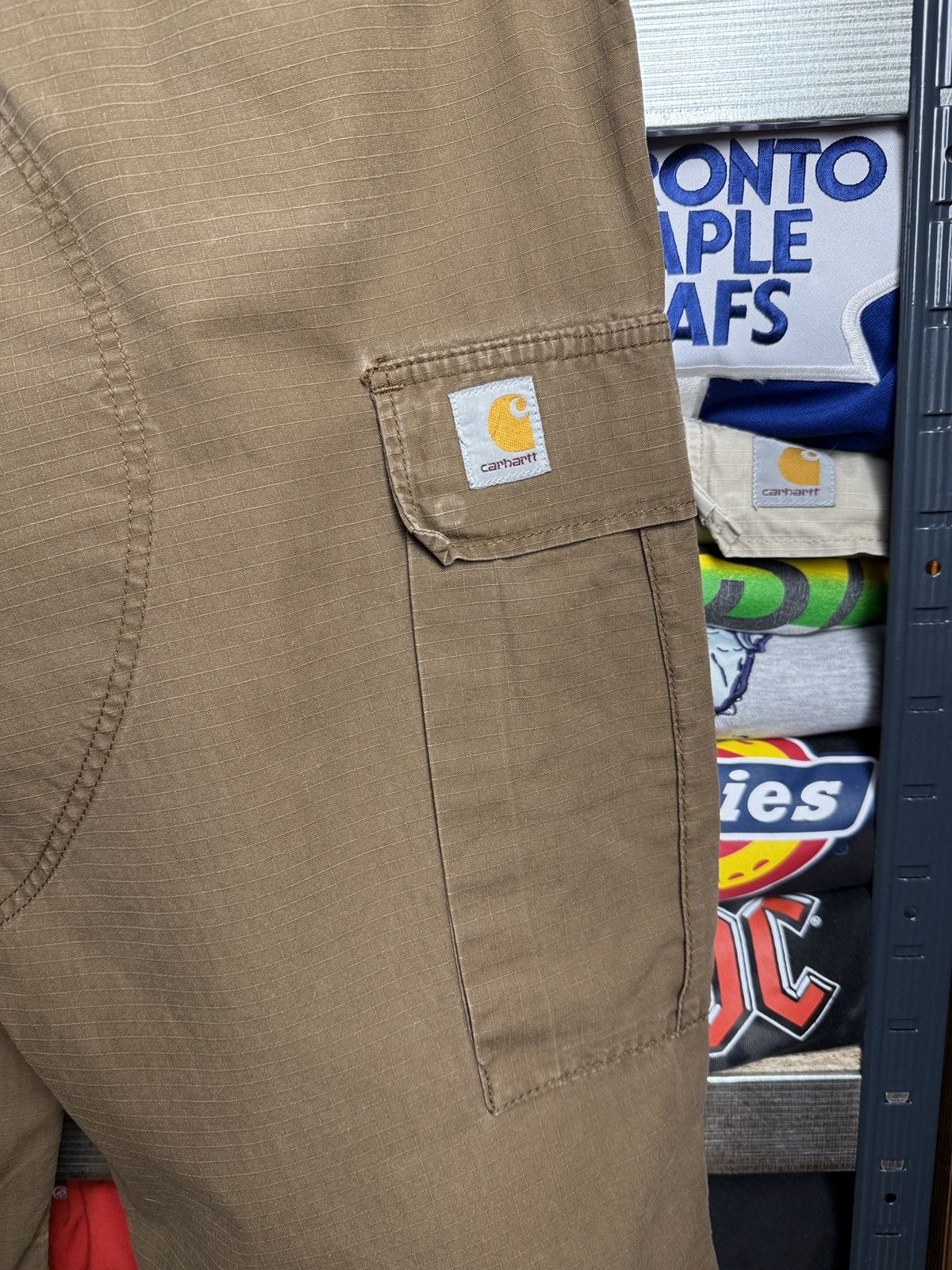 Carhartt × Vintage Vintage Brown Carhartt Cargo Pants Size US 34 / EU 50 - 4 Thumbnail