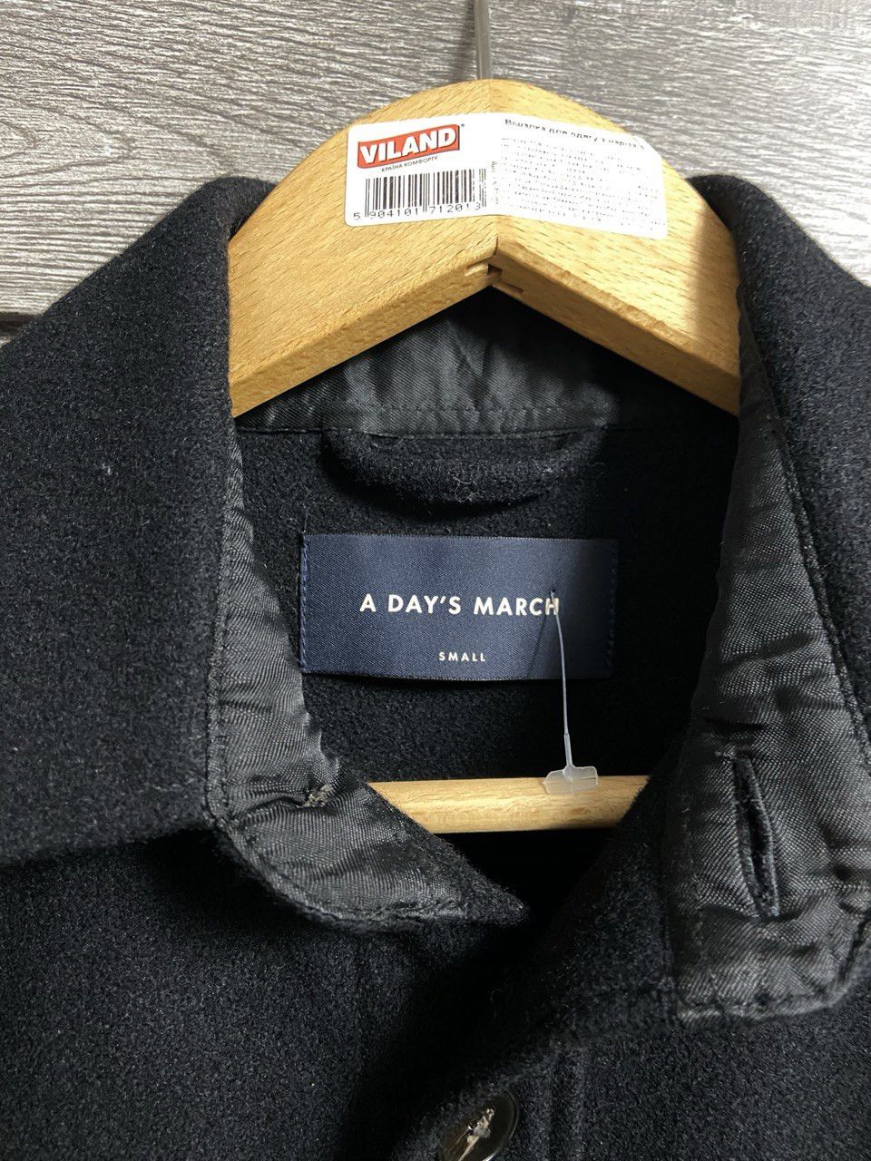 A Day's March A Day's March Wool Overshirt Jacket Black Size US S / EU 44-46 / 1 - 8 Thumbnail