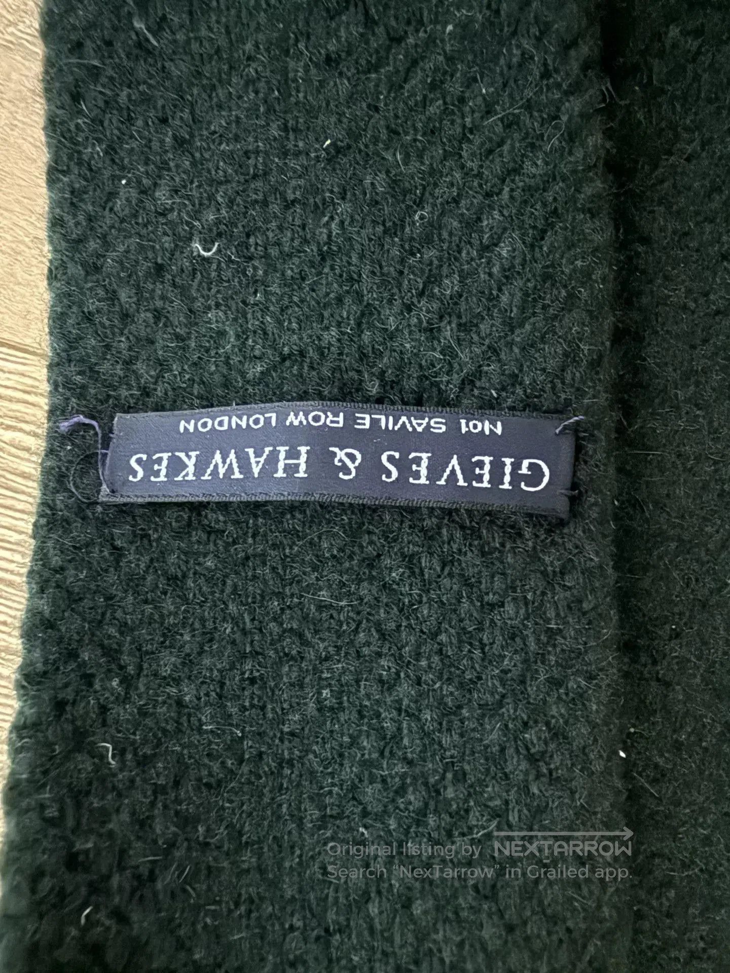 Gieves & Hawkes Gieves & Hawkes UK Made Cashmere Tie. Size ONE SIZE - 4 Thumbnail