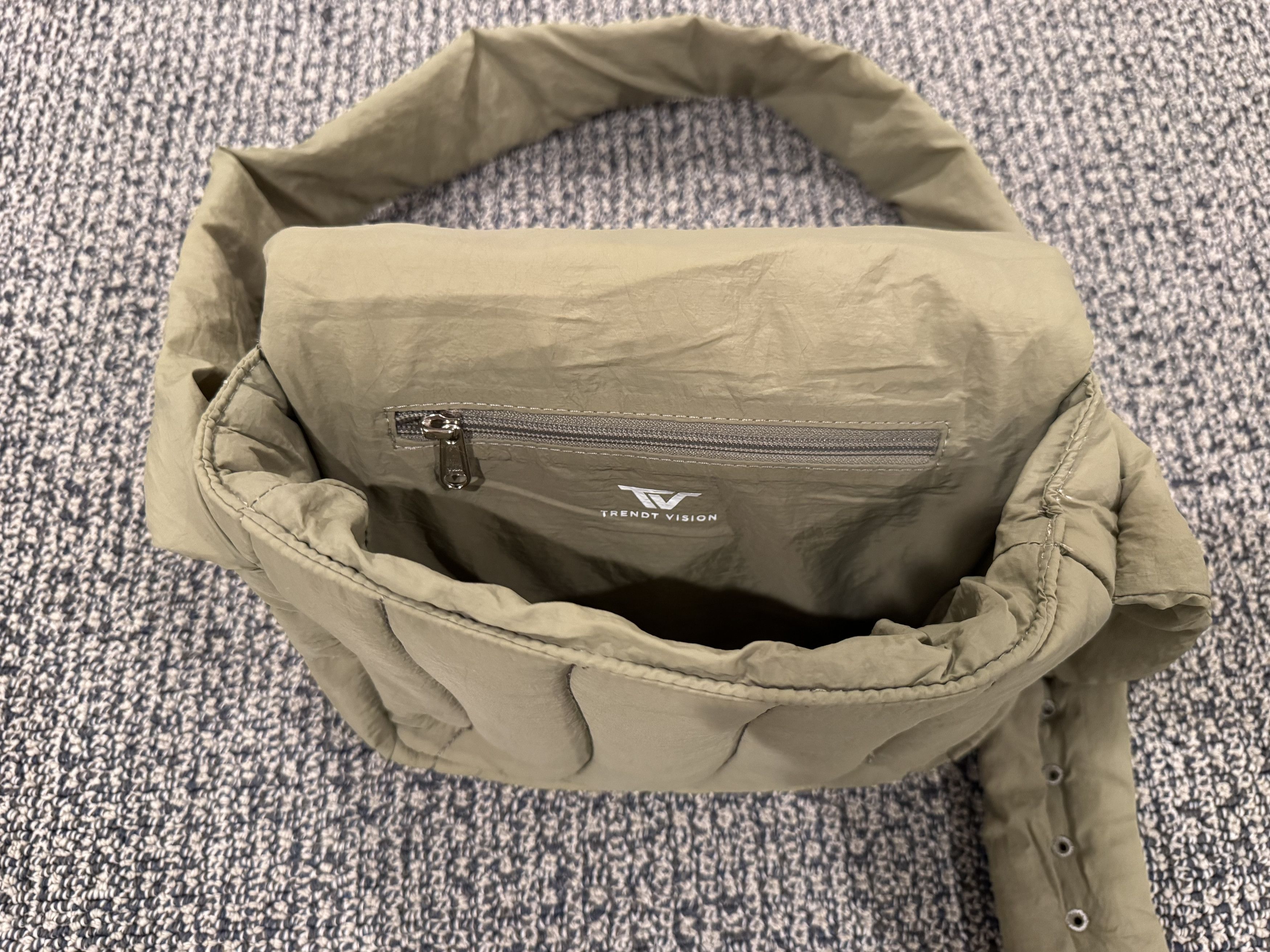 Trendt Vision Trendt Vision Green puffer bag Size ONE SIZE - 2 Thumbnail