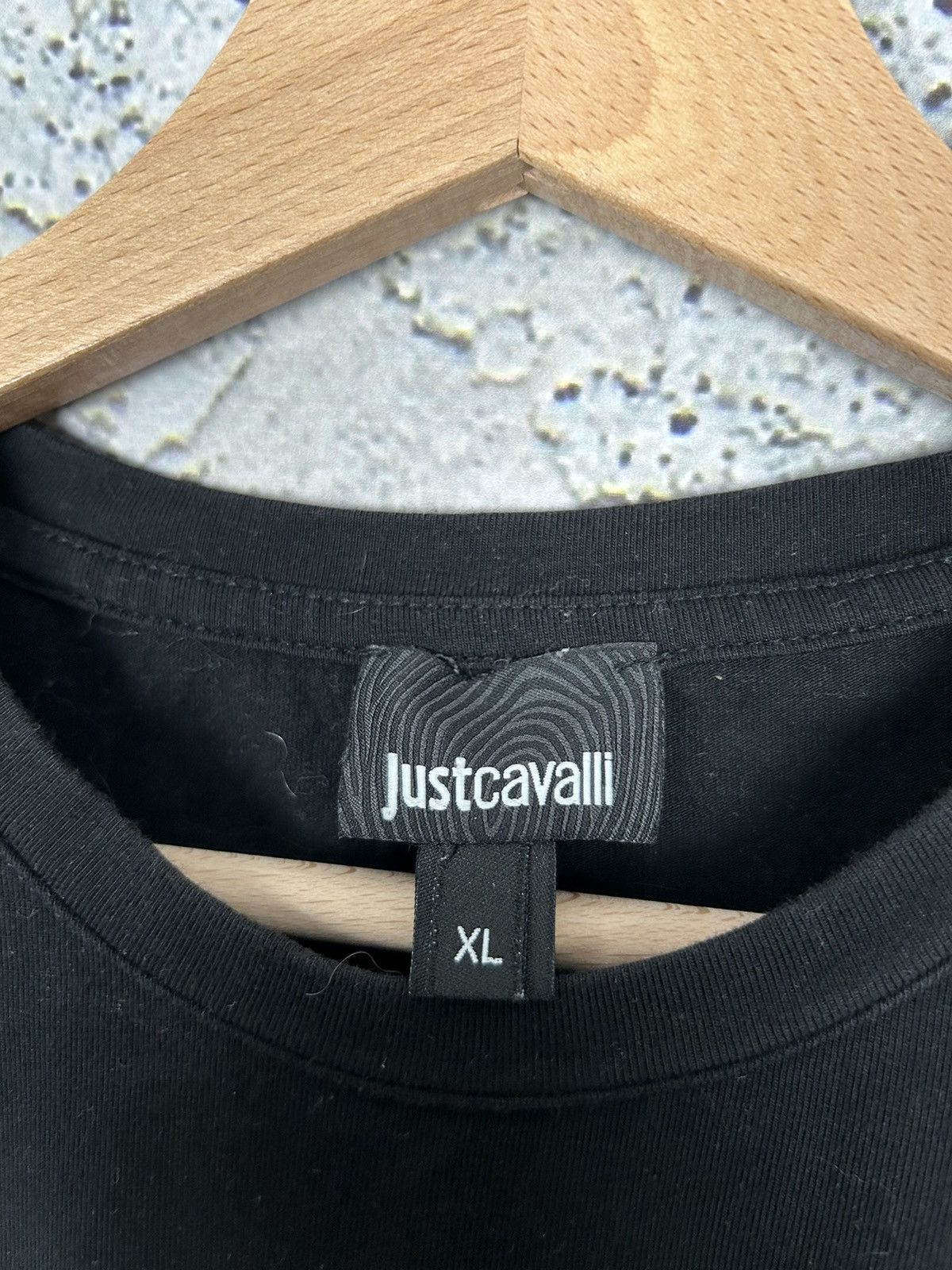 Designer Just Cavalli Graphic Tee Vintage Designer Streetwear Hype Size US XL / EU 56 / 4 - 4 Thumbnail