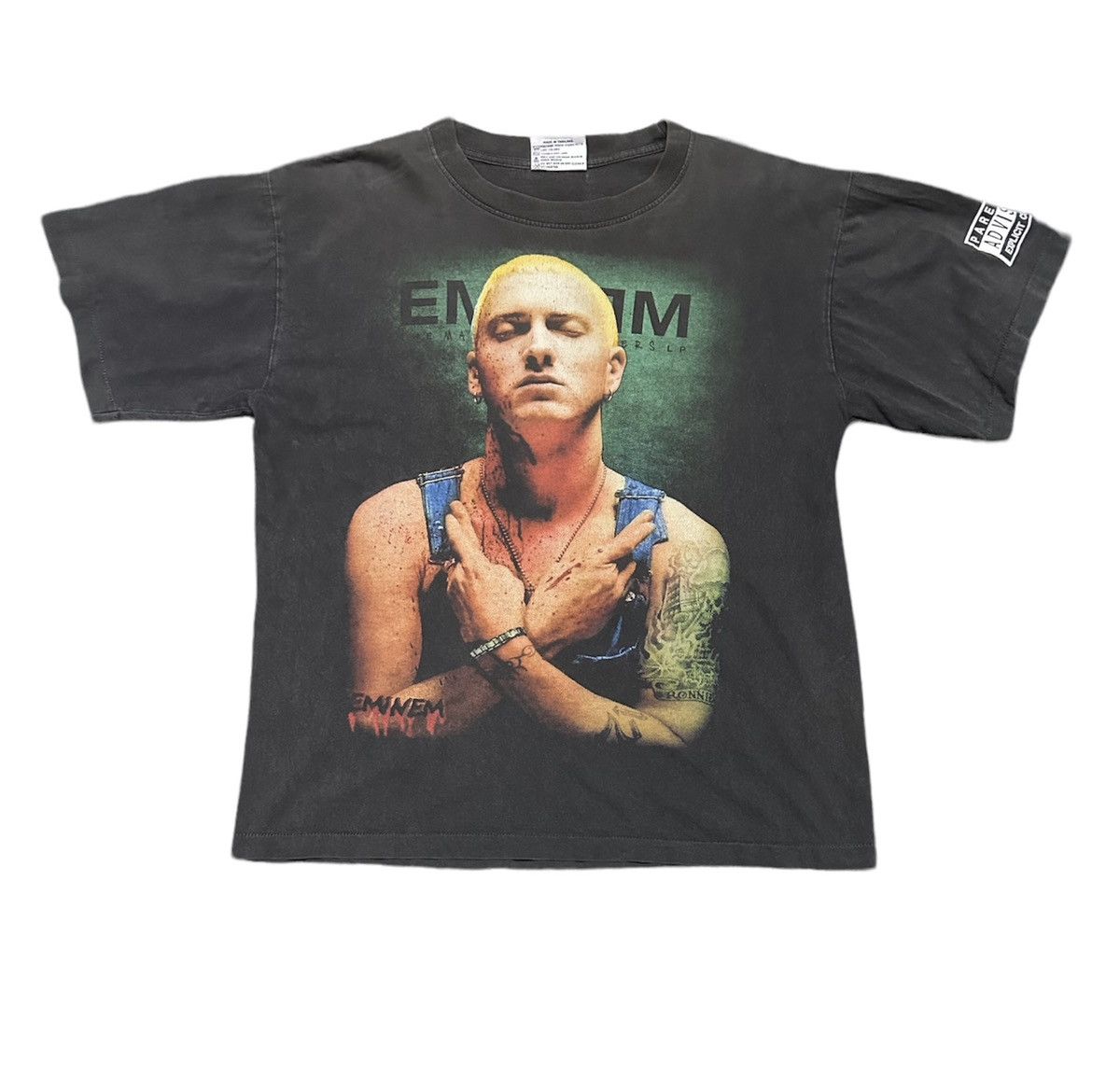 Eminem Vintage 90s Eminem big print Size US L / EU 52-54 / 3 - 1 Thumbnail
