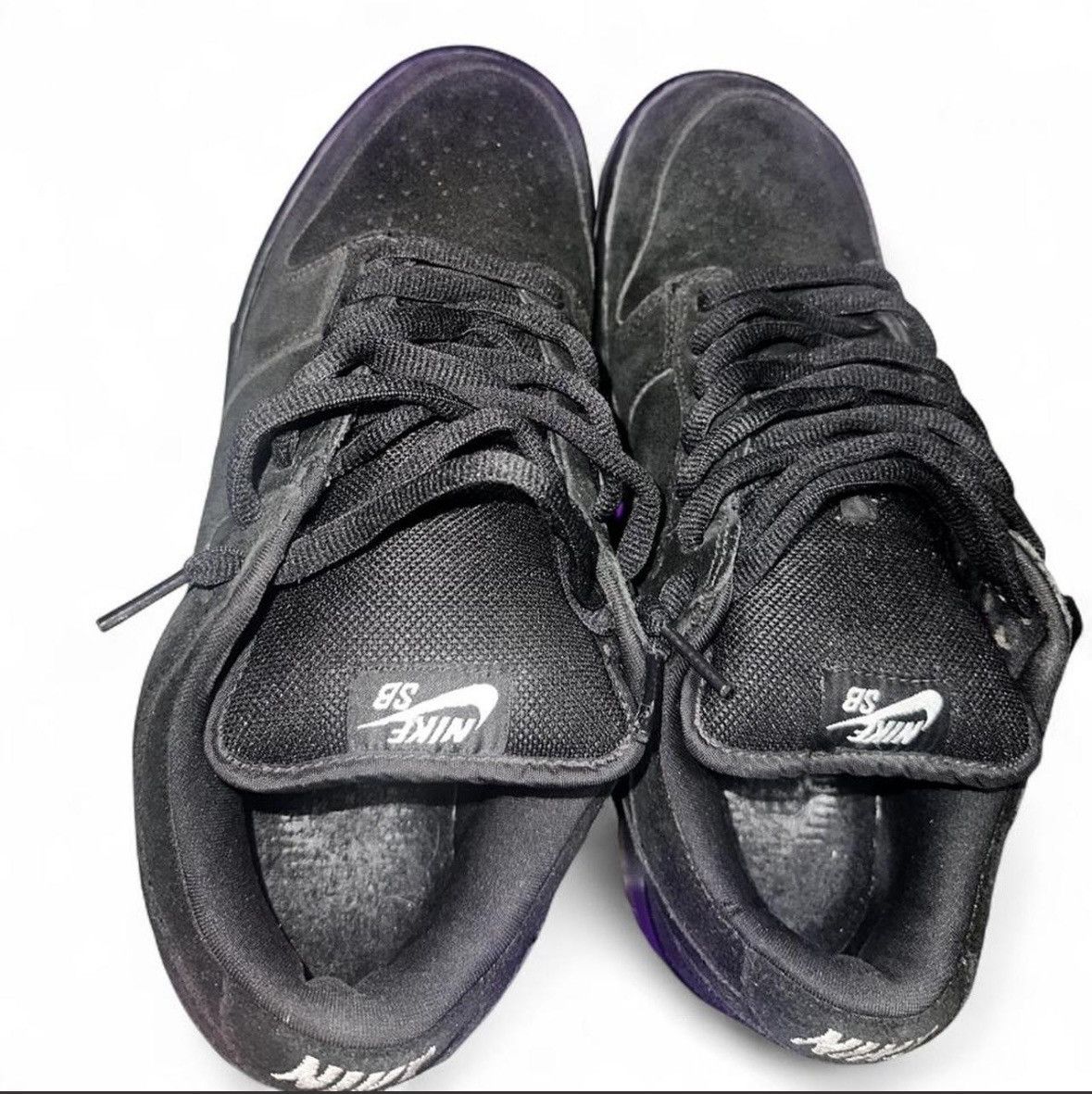 Nike 🔥 Rare Nike SB Dunk Low Pro Black Gum Suede 2006 Size US 9.5 / EU 42-43 - 4 Thumbnail